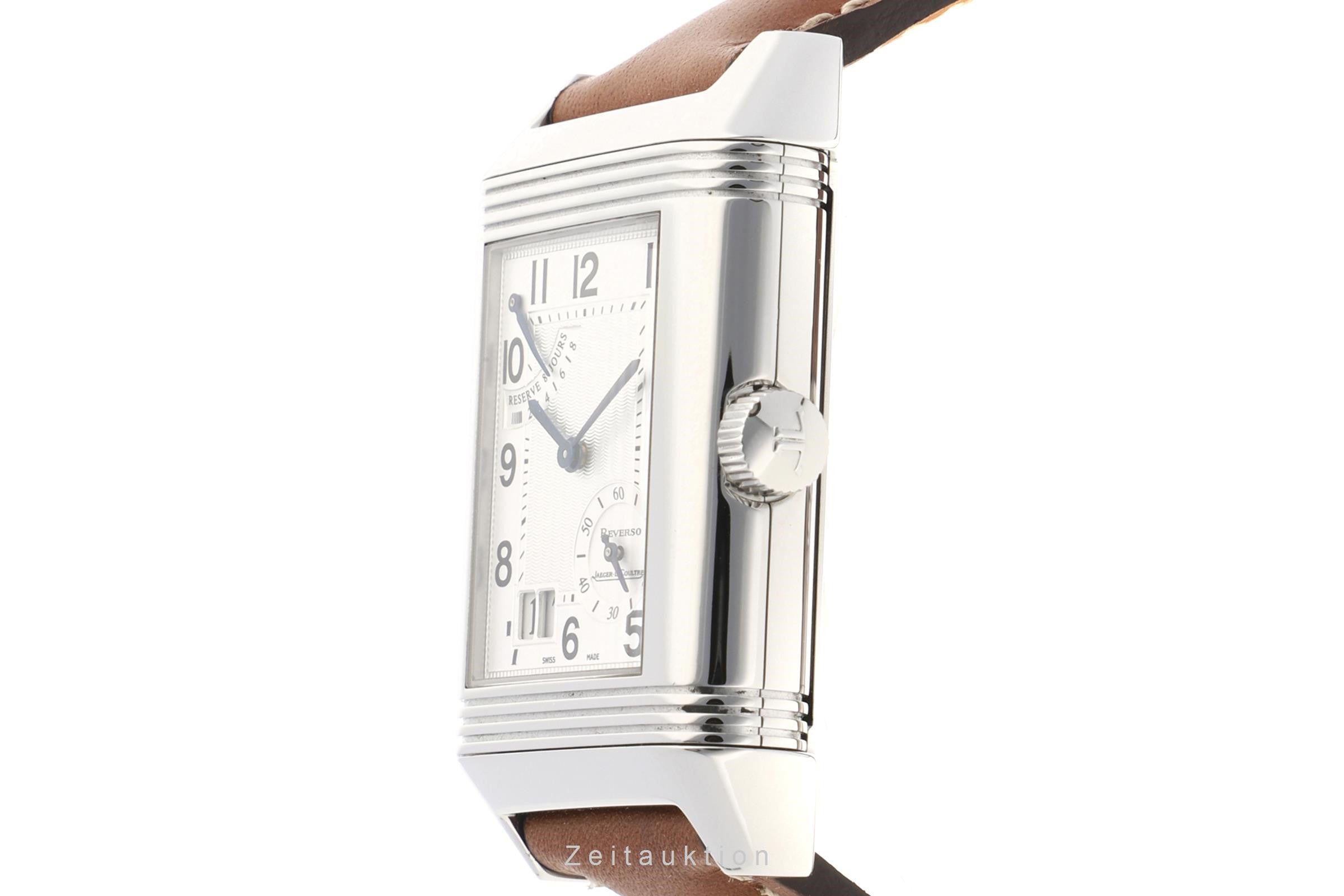 Jaeger LeCoultre Reverso acier à remontage manuel montre pour hommes 240.8.15, 3008420  [2111063]
