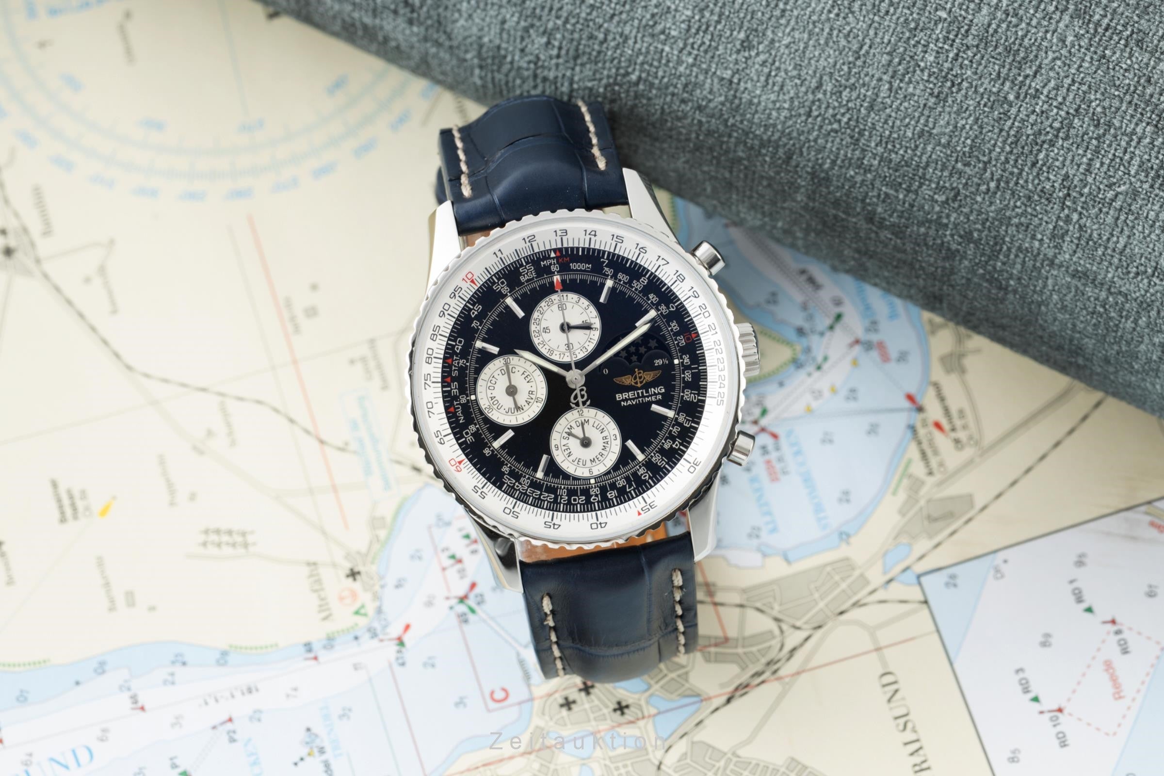 Breitling Navitimer Olympus Triple Date Chronograph Automatik A19340 VP: 7750 € [2111108]