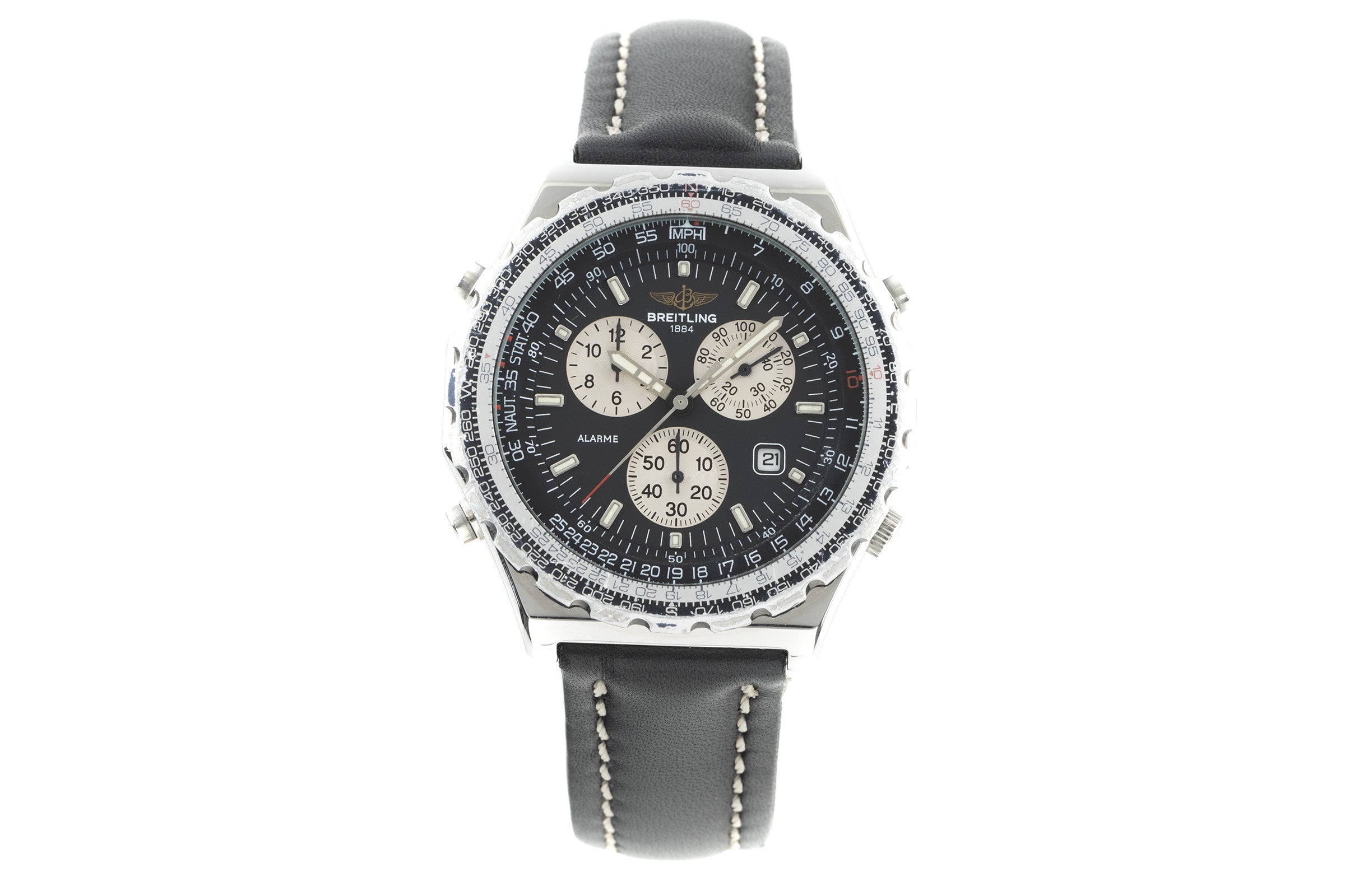 Breitling Jupiter Pilot chronograph steel quartz men's watch A59028  [2111115]