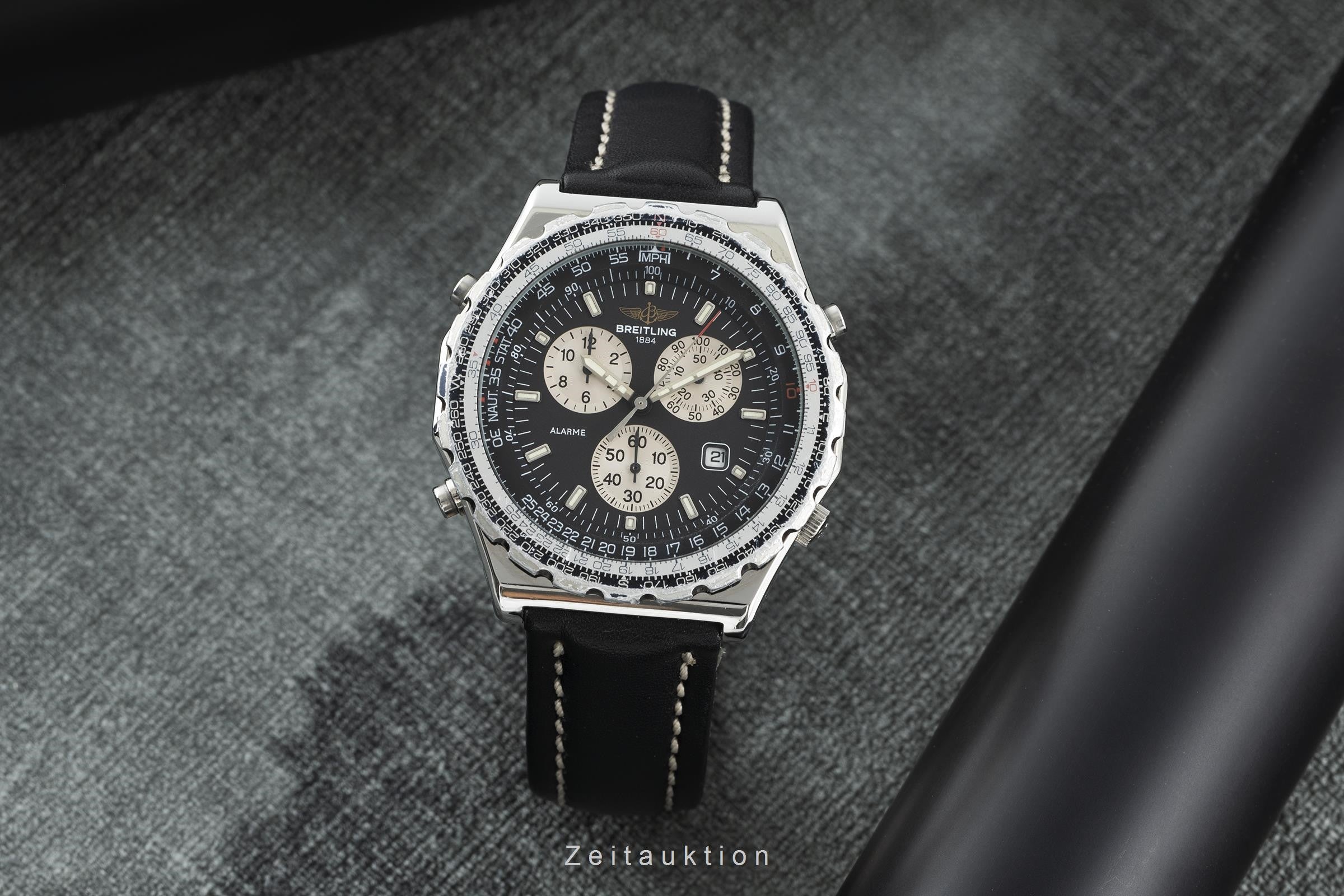 Breitling Jupiter Pilot chronograph steel quartz men's watch A59028  [2111115]