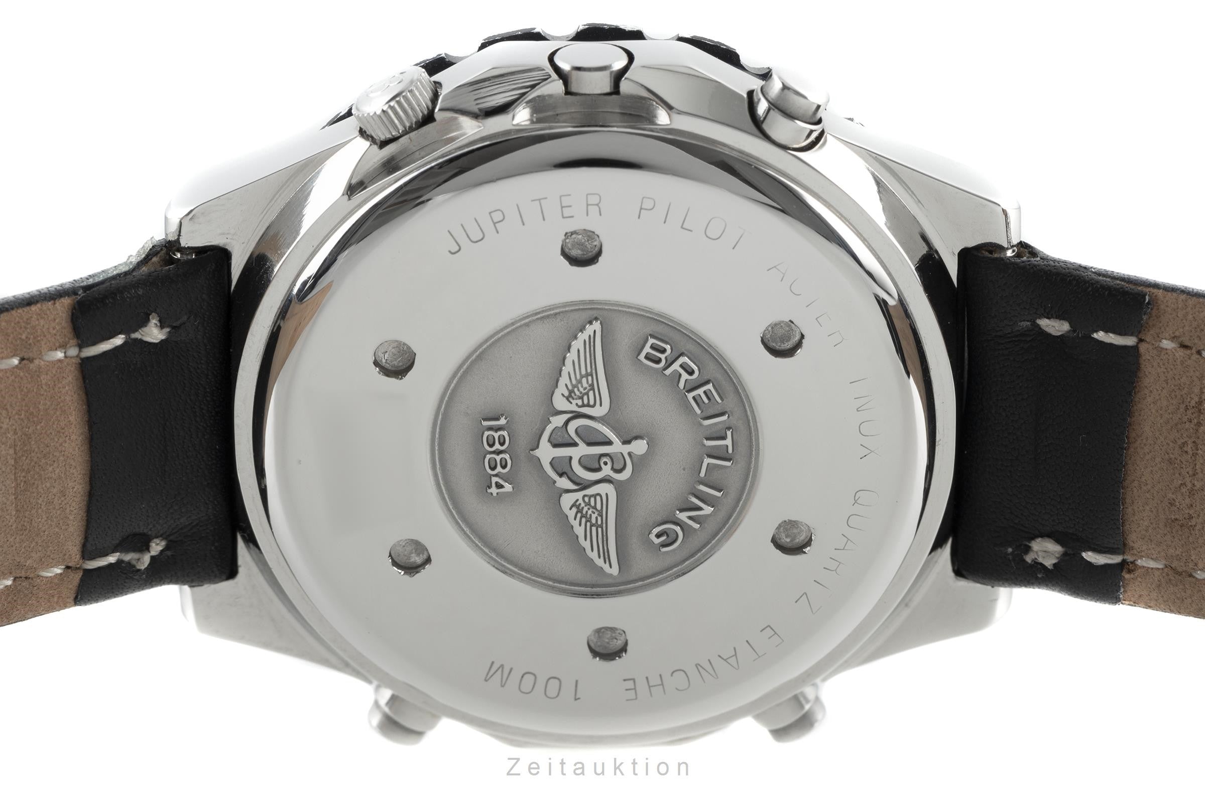 Breitling Jupiter Pilot chronograph steel quartz men's watch A59028  [2111115]