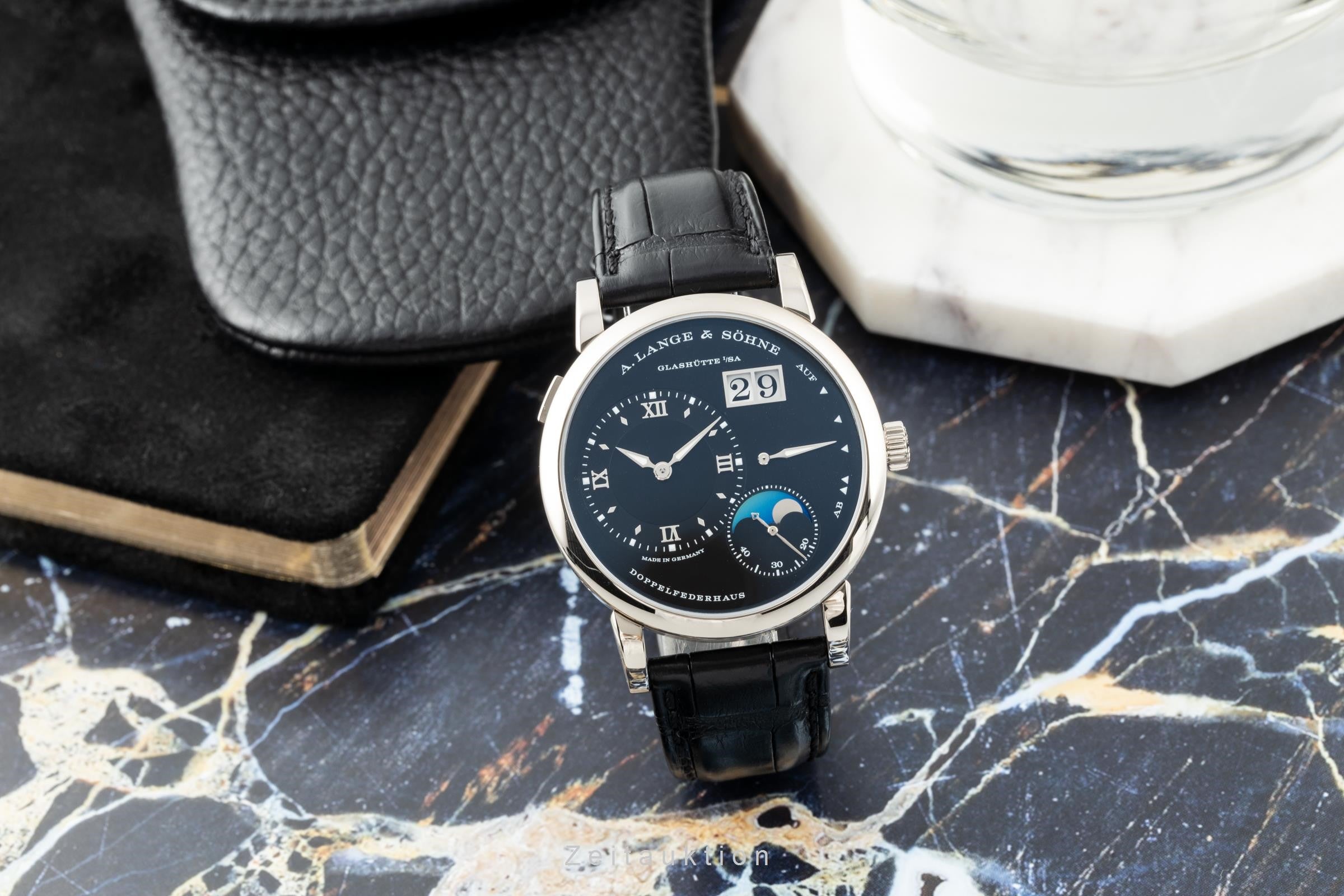 A. Lange & Söhne Lange 1 18K Weissgold Handaufzug Herrenuhr 192.029 NP: 43900,-€ [2111147]