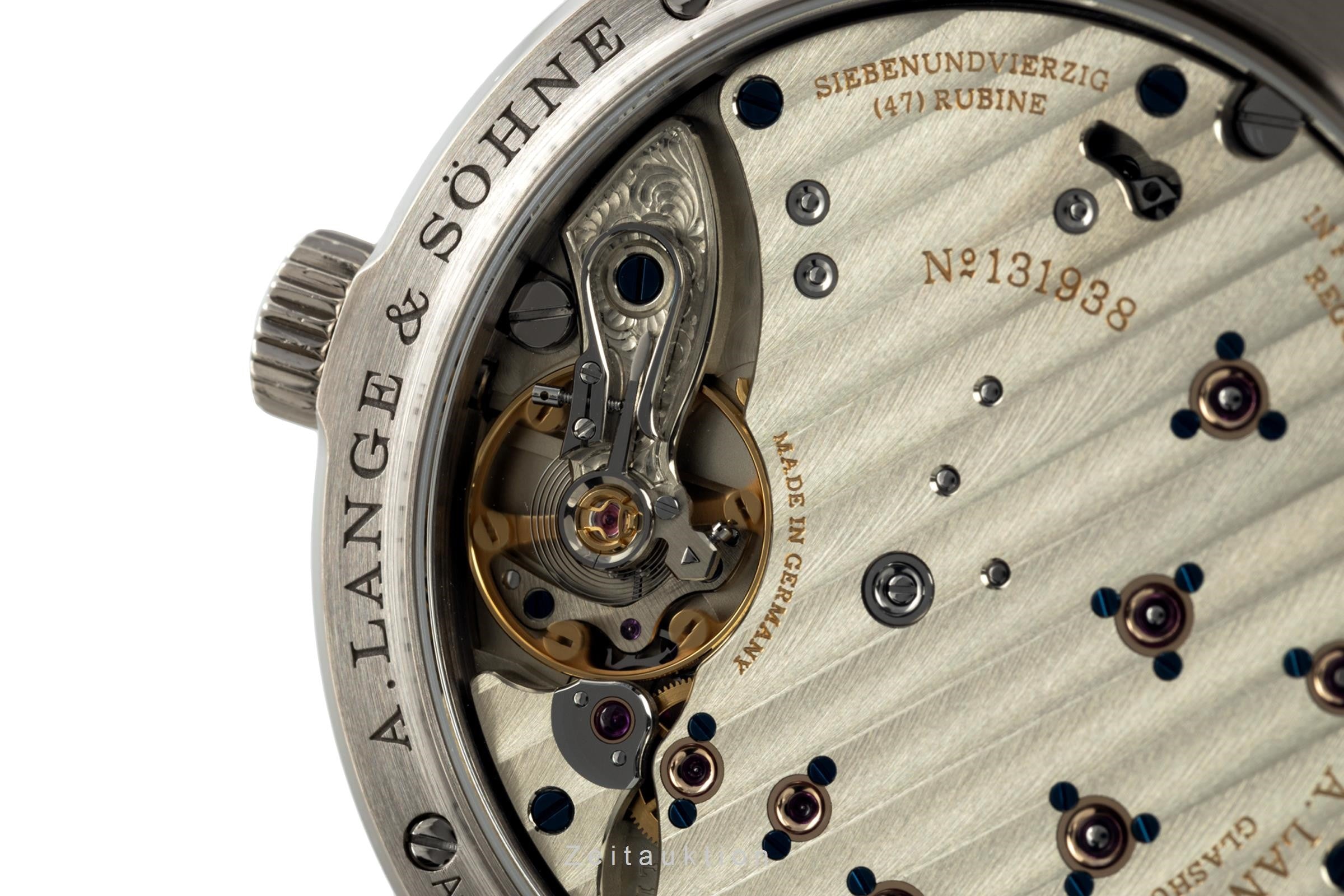 A. Lange & Söhne Lange 1 18K Weissgold Handaufzug Herrenuhr 192.029 NP: 43900,-€ [2111147]