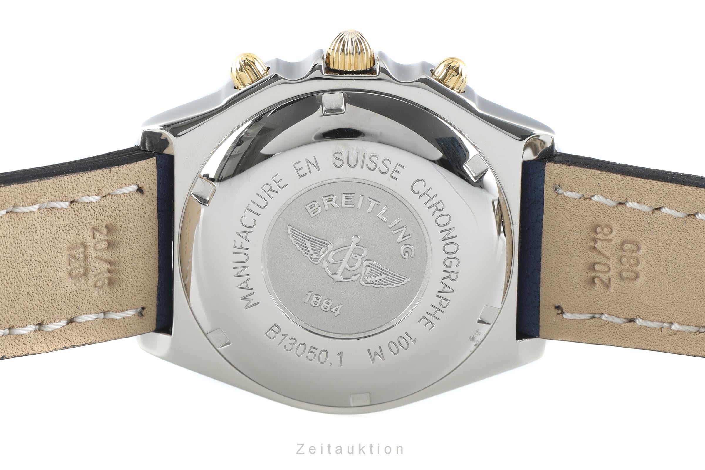 Breitling Chronomat chronographe acier / or  automatique montre pour hommes B13050.1  [2111156]