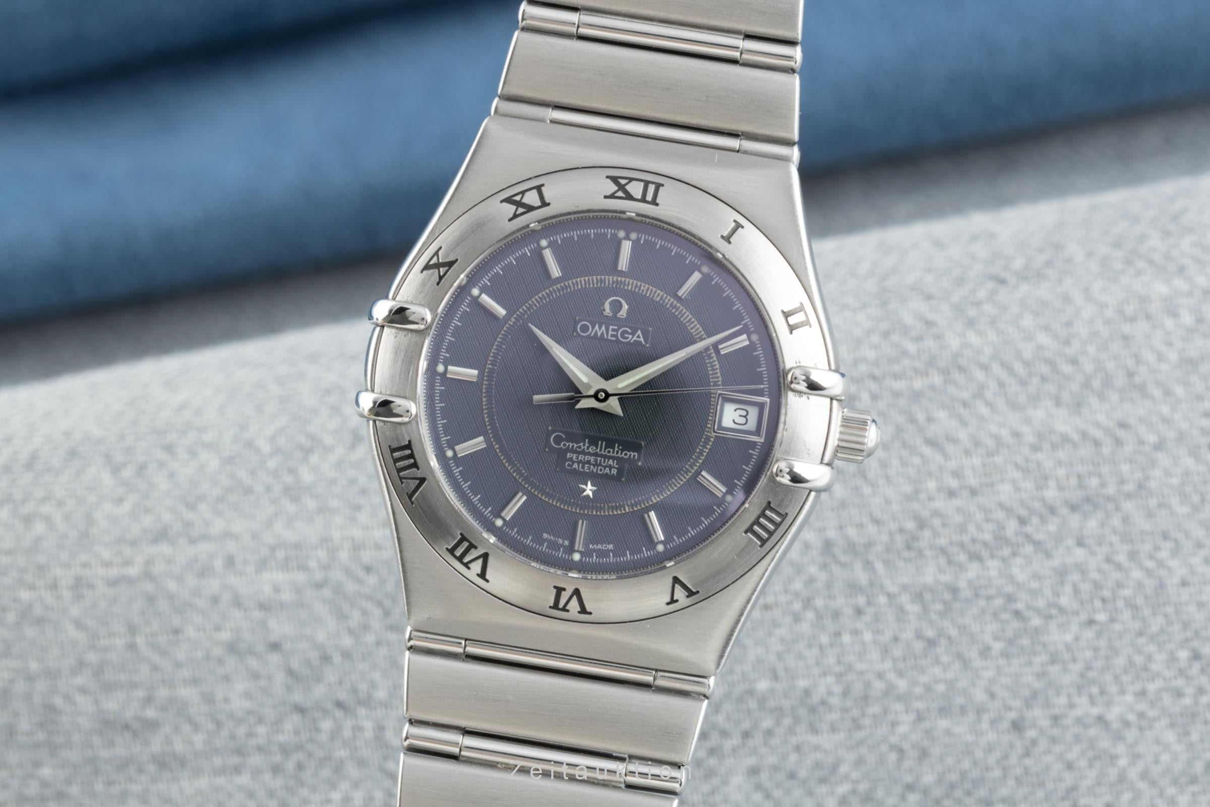 Omega Constellation steel quartz men's watch 1552.40.00, 396.1202  [2111164]