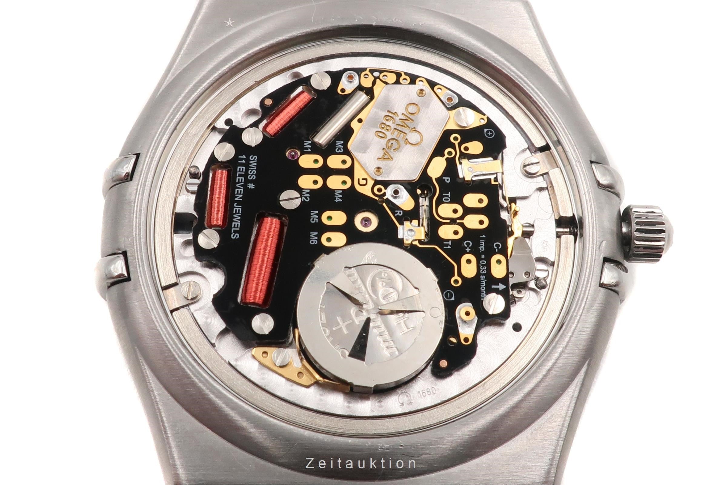 Omega Constellation steel quartz men's watch 1552.40.00, 396.1202  [2111164]