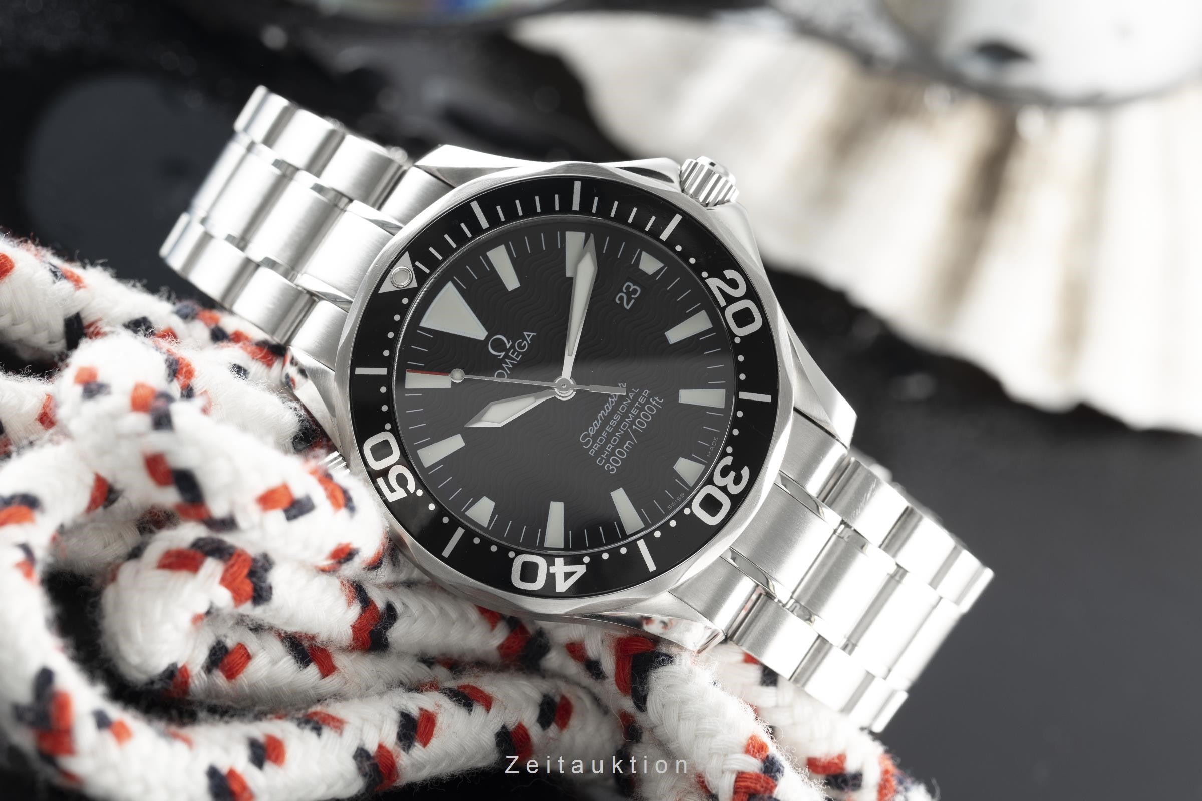 Omega Seamaster acero automático reloj para caballeros 2254.50.00 LP: 5300EUR  [2111179]