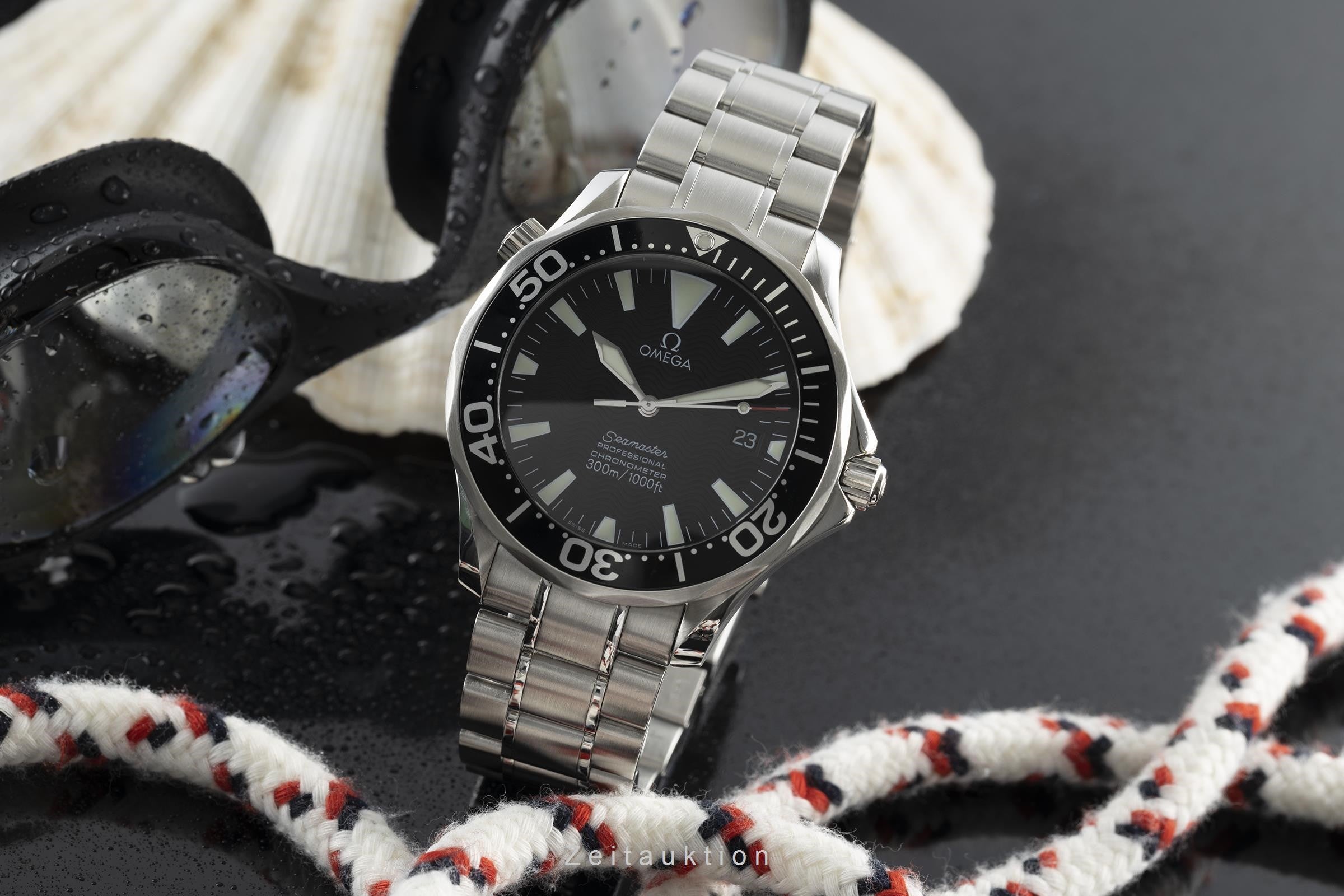 Omega Seamaster acero automático reloj para caballeros 2254.50.00 LP: 5300EUR  [2111179]