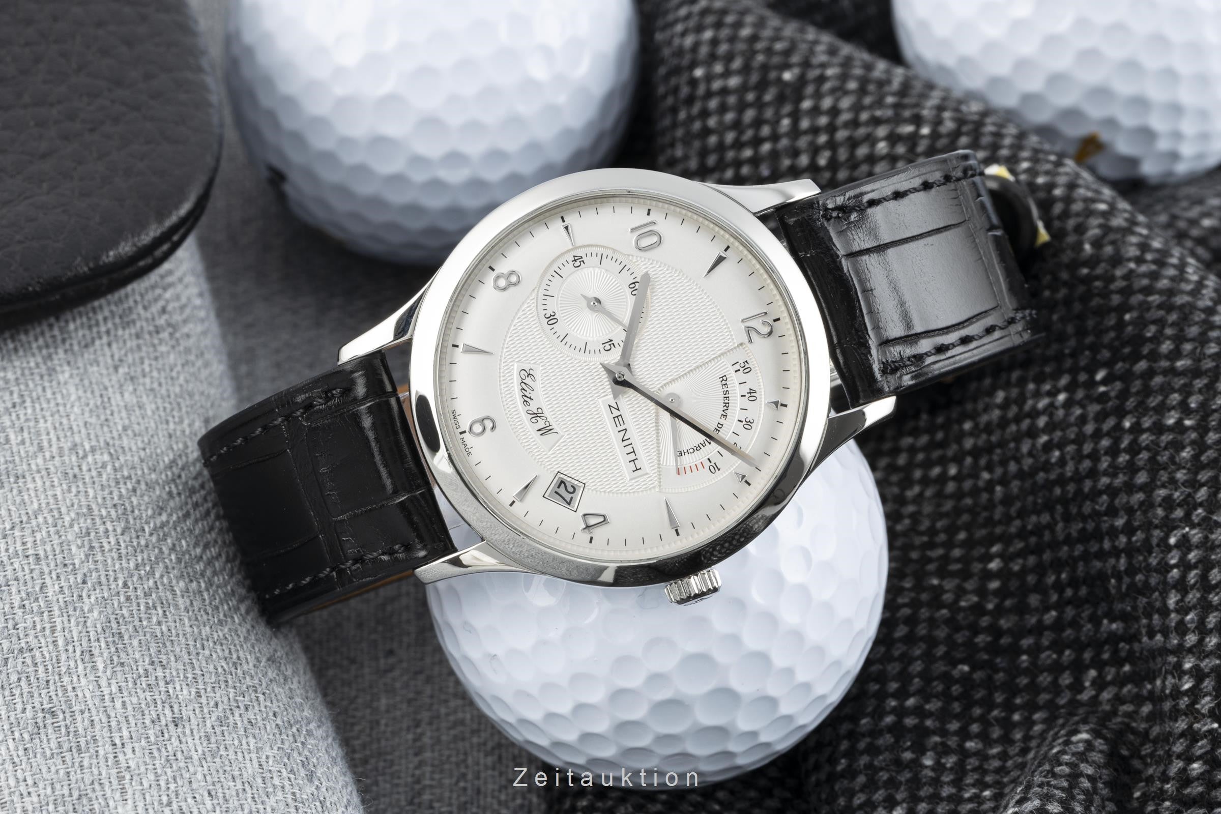 Zenith Elite steel manual winding men's watch 01.1125.655  [2111194]