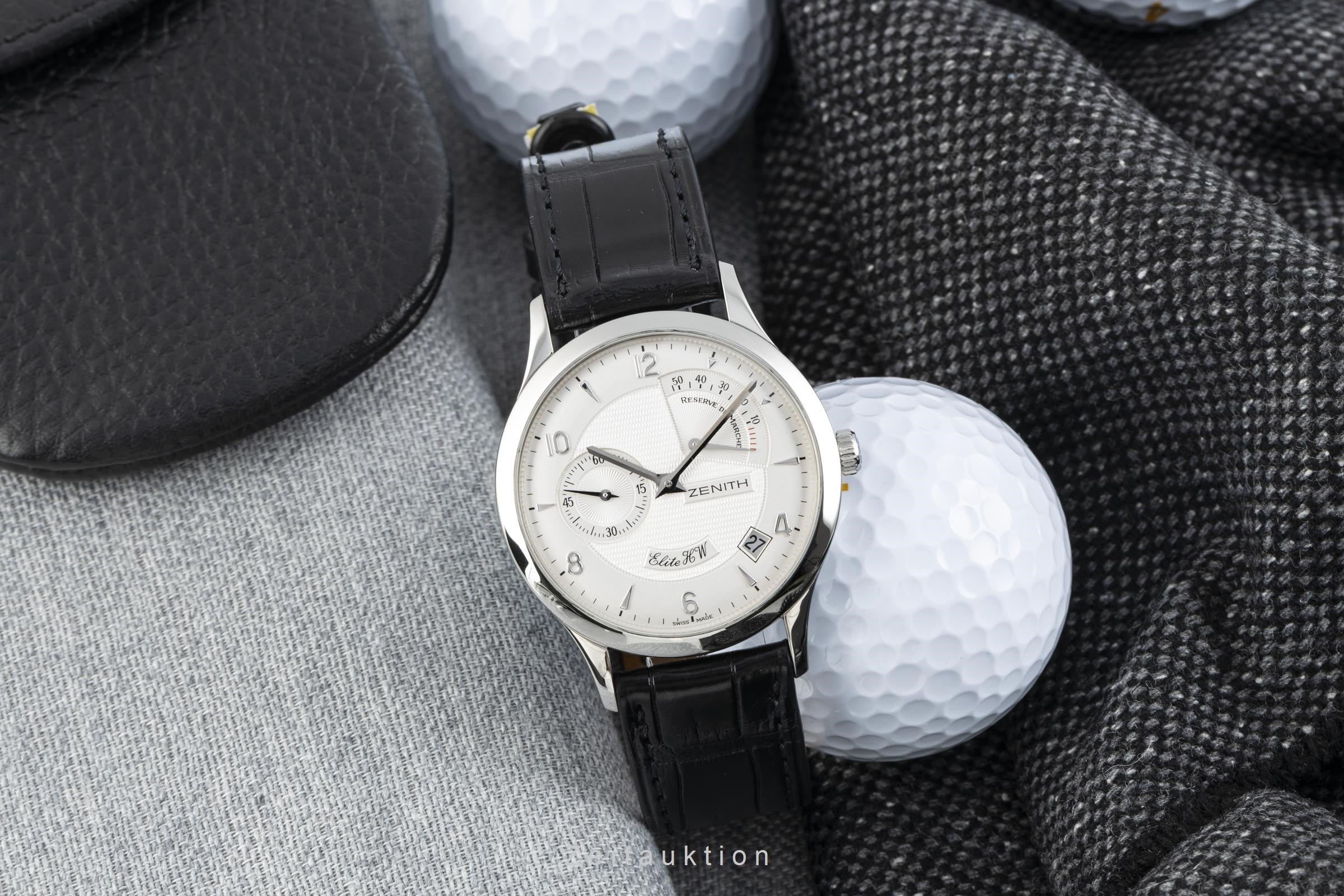 Zenith Elite steel manual winding men's watch 01.1125.655  [2111194]