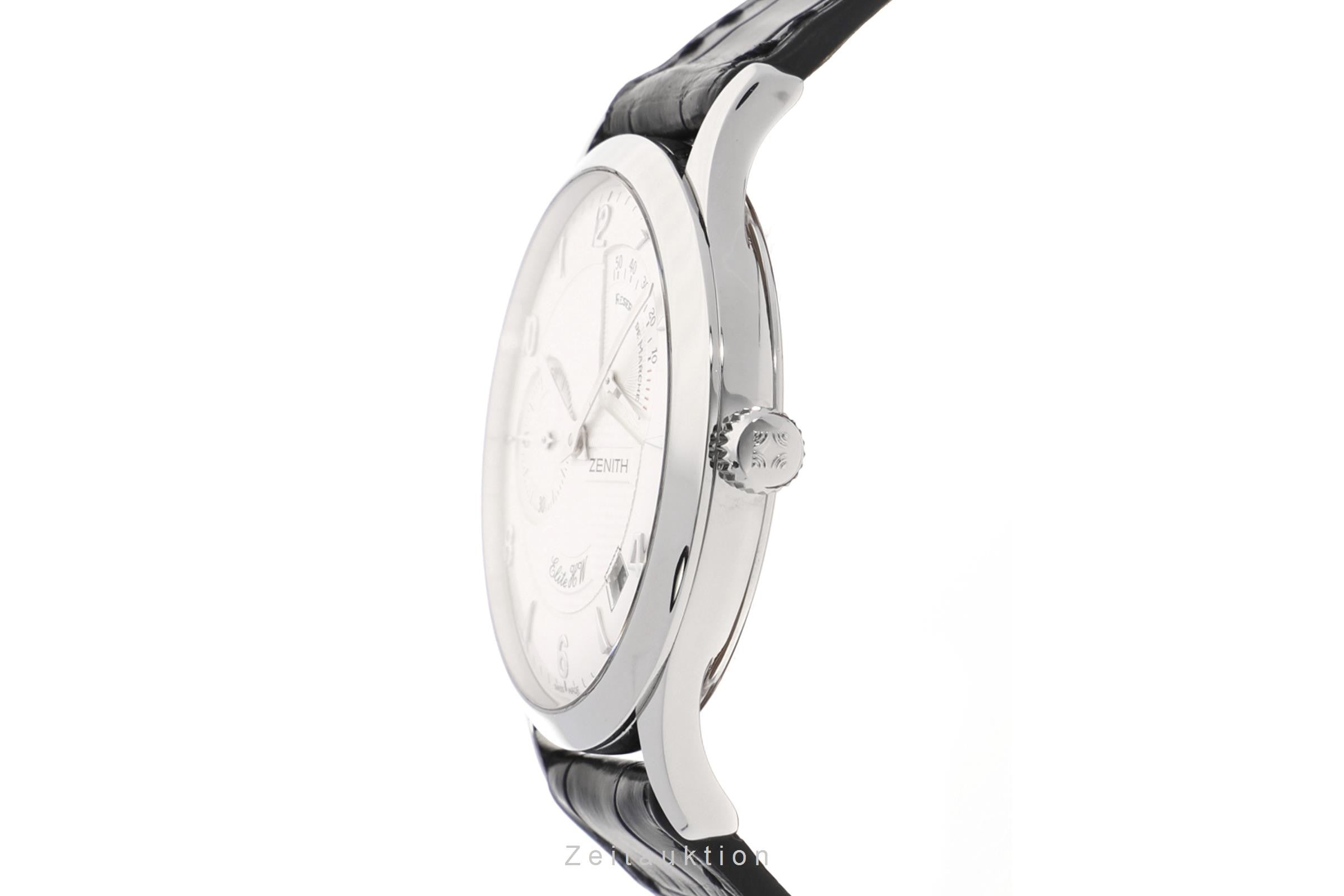 Zenith Elite steel manual winding men's watch 01.1125.655  [2111194]