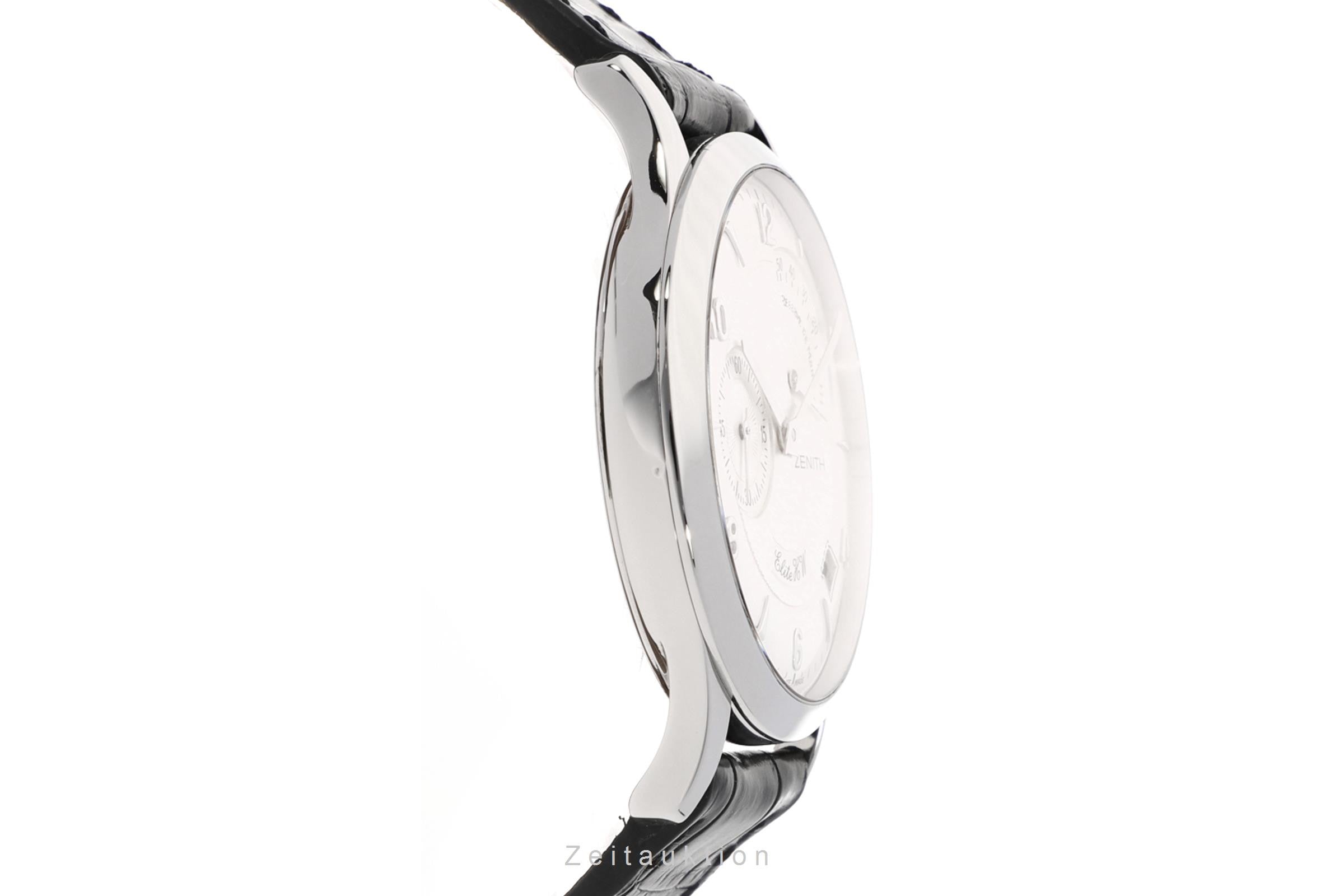 Zenith Elite steel manual winding men's watch 01.1125.655  [2111194]