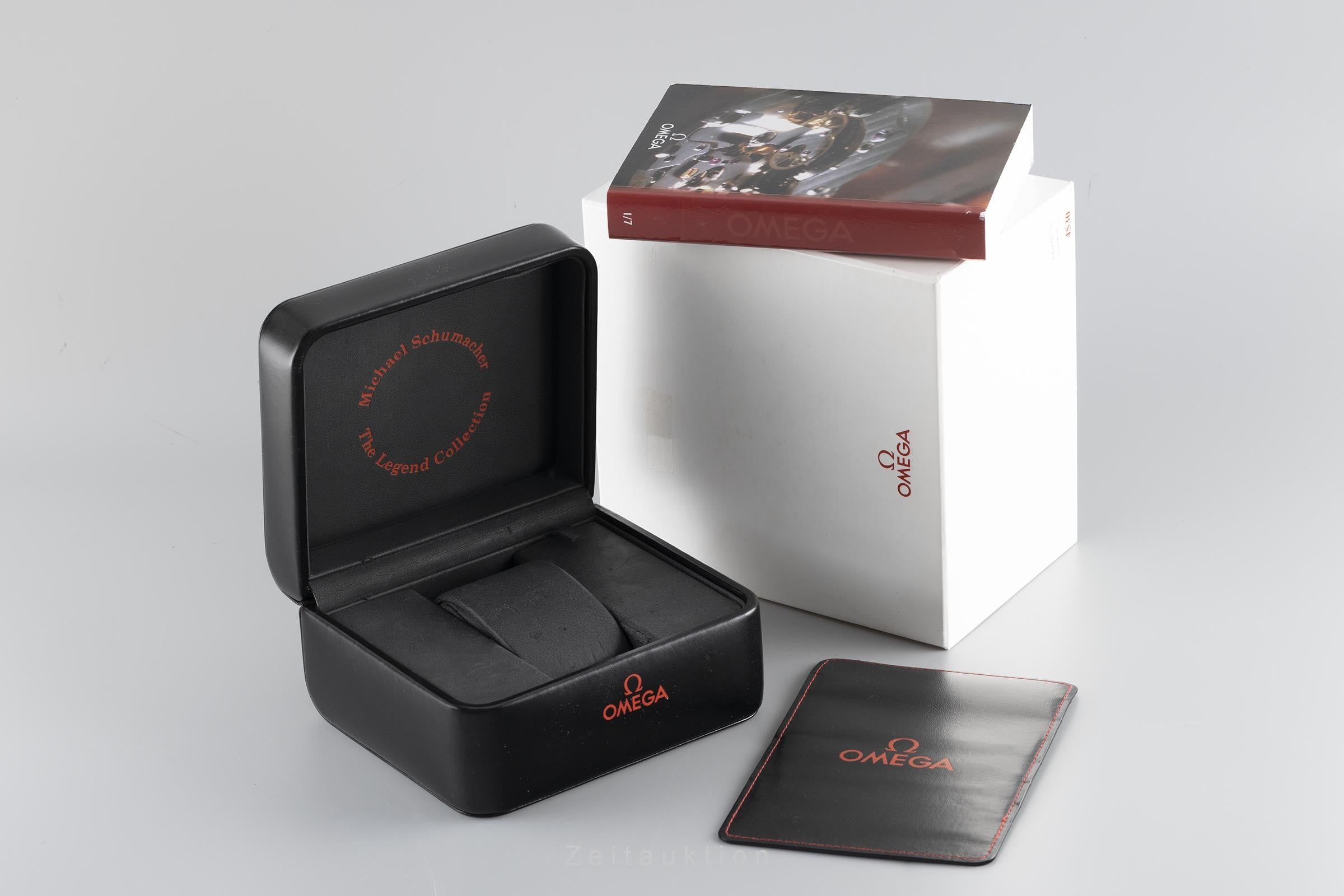 Omega Speedmaster Legend Michael Schumacher Chronograph Ref. 3506.61.00 B&P [2111235]