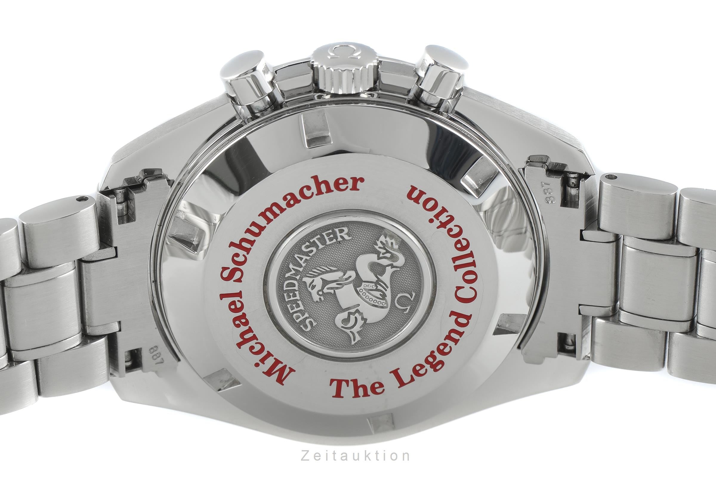 Omega Speedmaster Legend Michael Schumacher Chronograph Ref. 3506.61.00 B&P [2111235]