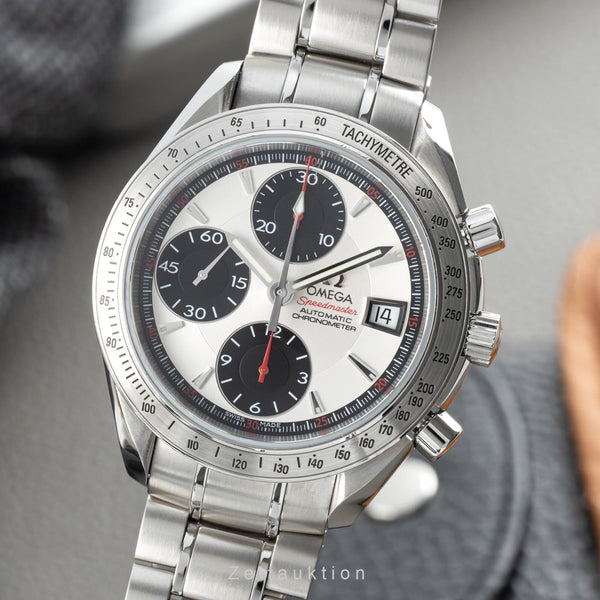 Omega Speedmaster Date chronographe acier automatique montre pour hommes 3211.31.00, 178.0055 LP: 7800EUR  [2111305]