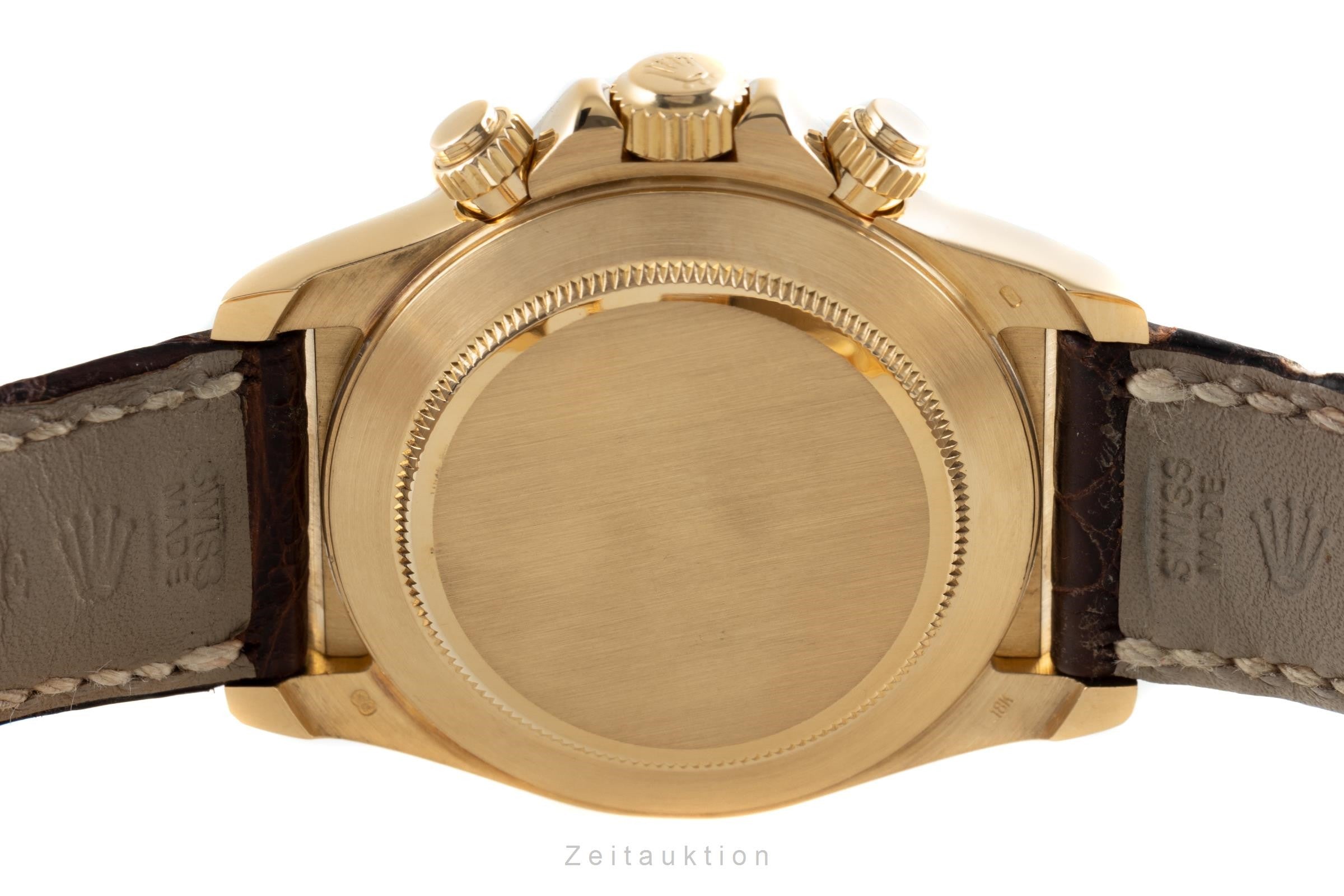 Rolex Daytona chronographe or 18 ct automatique montre pour hommes 16518  [2111310]