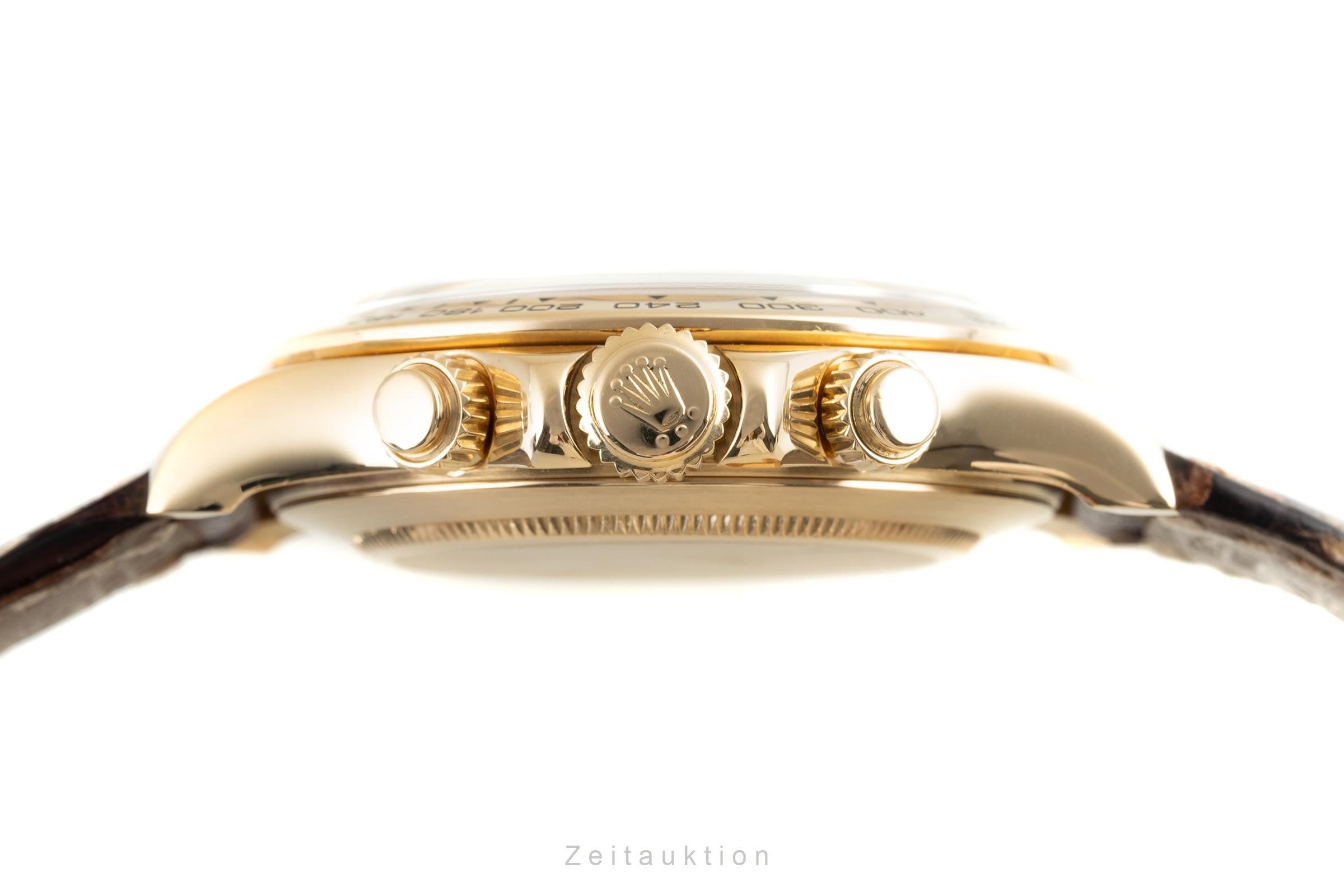 Rolex Daytona chronographe or 18 ct automatique montre pour hommes 16518  [2111310]