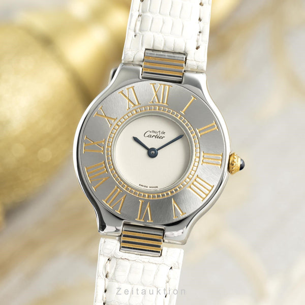 Cartier Must De Cartier 21 acciaio / oro quarzo orologio da donna LP: 10500EUR  [2111325]