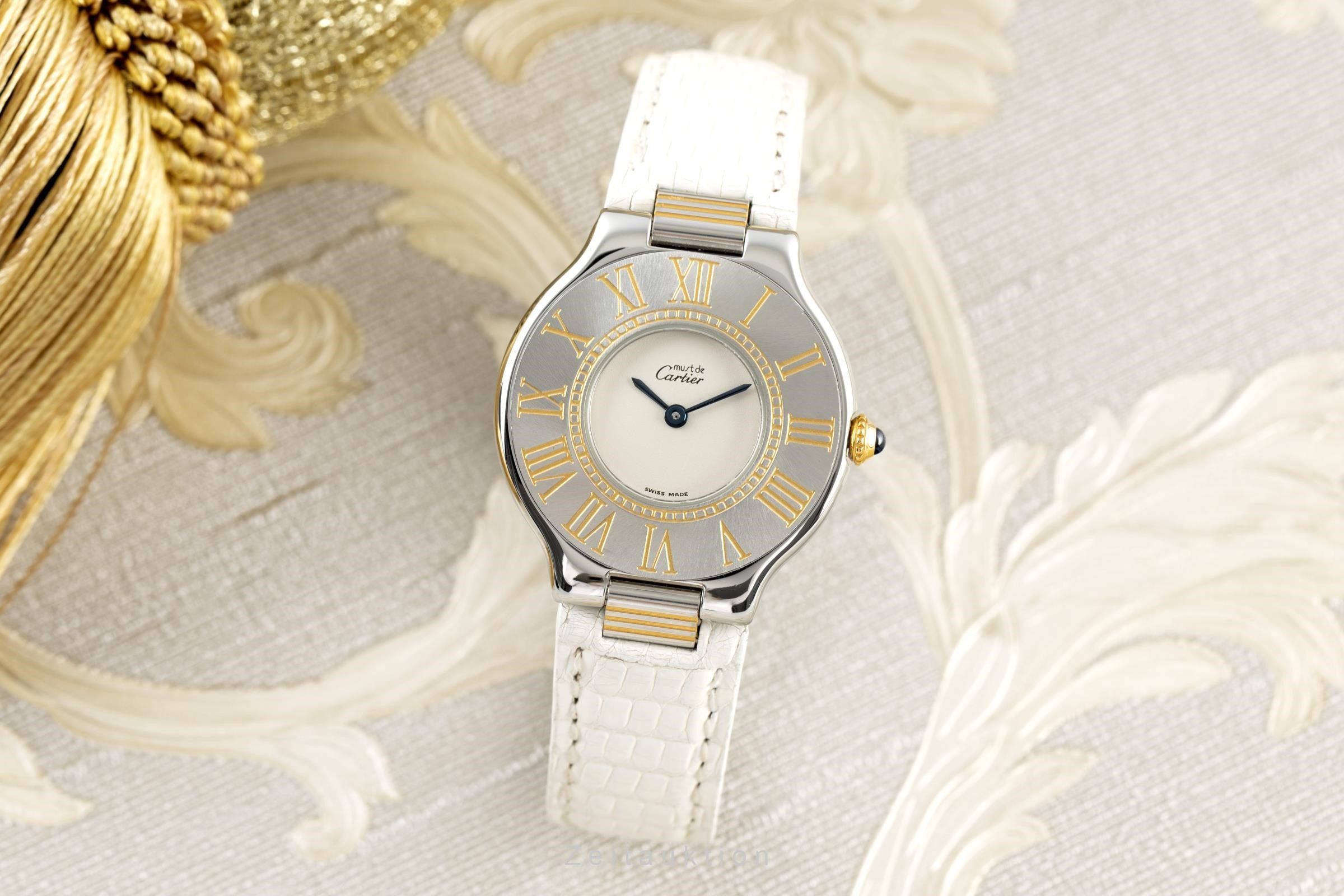 Cartier Must De Cartier 21 acciaio / oro quarzo orologio da donna LP: 10500EUR  [2111325]