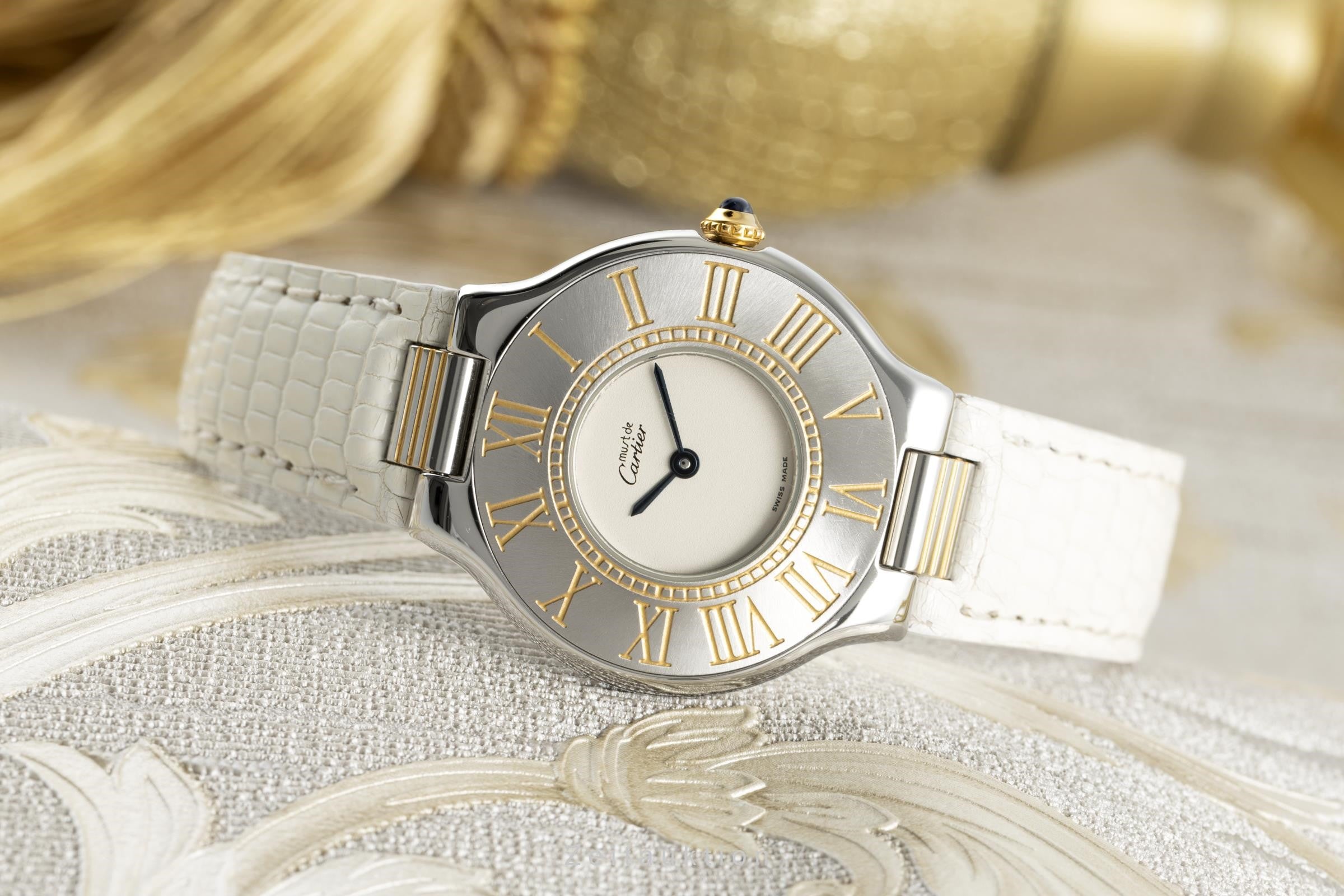 Cartier Must De Cartier 21 acciaio / oro quarzo orologio da donna LP: 10500EUR  [2111325]