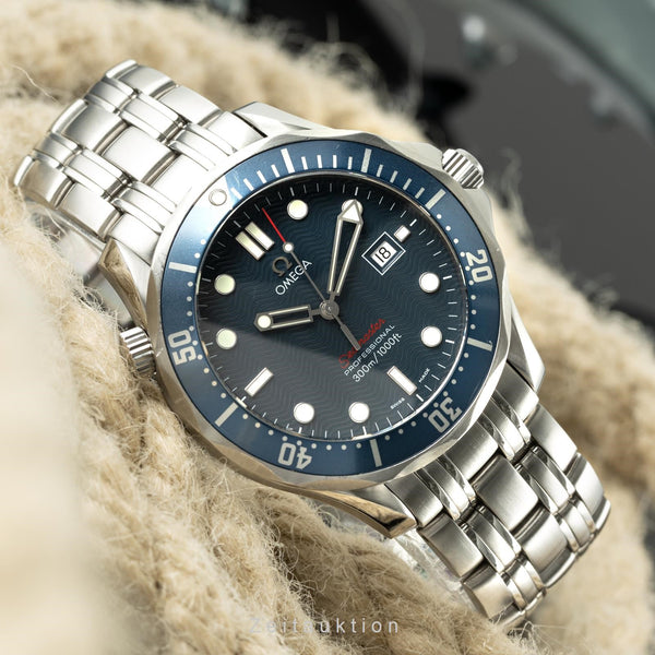 Omega Seamaster acciaio quarzo orologio da uomo 2221.80.00, 196.1504  [2111332]