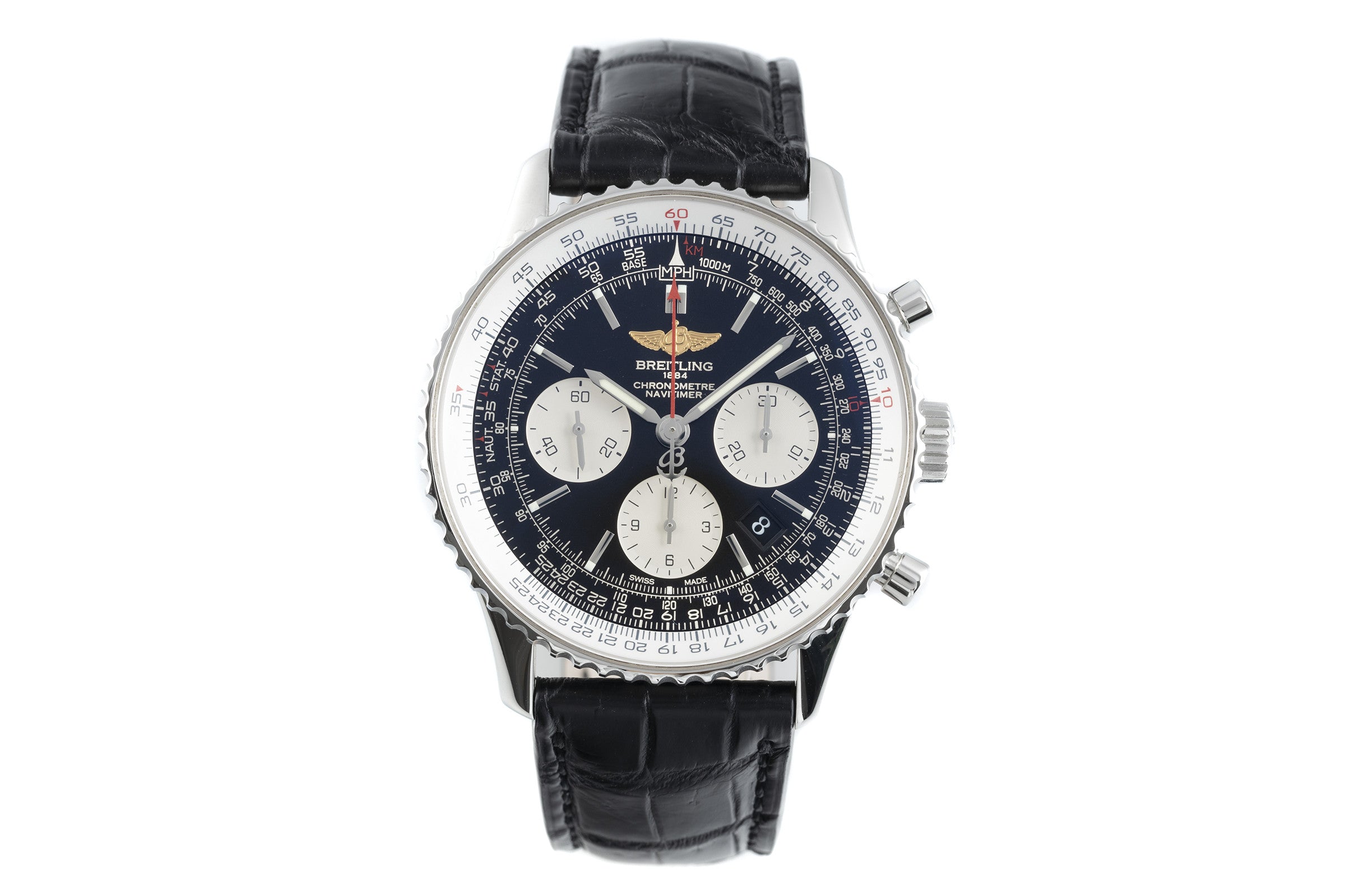 Breitling Navitimer Chronograph Automatik Stahl Herrenuhr Ref. AB0120 VP: 7750 € [2111422]