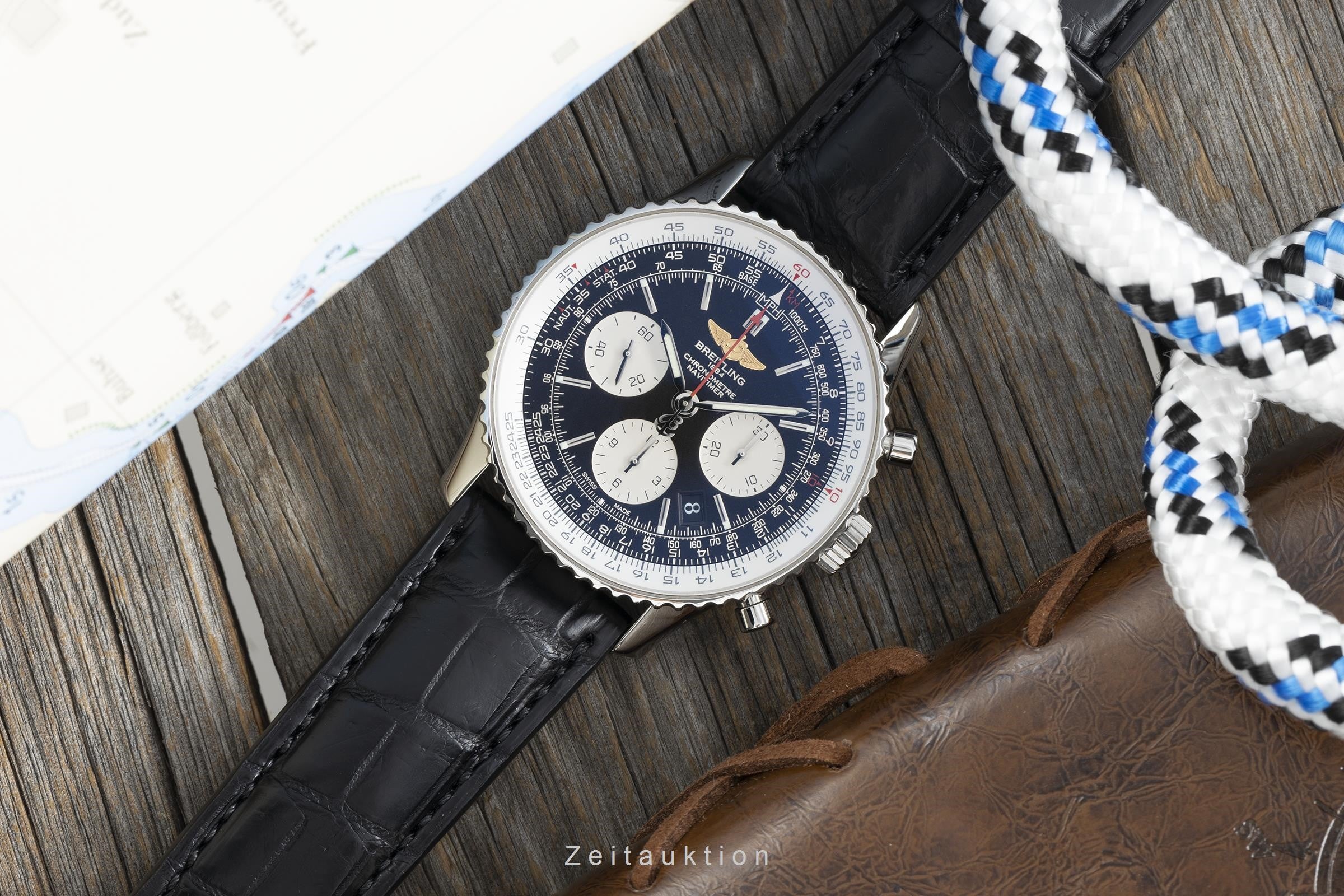 Breitling Navitimer Chronograph Automatik Stahl Herrenuhr Ref. AB0120 VP: 7750 € [2111422]
