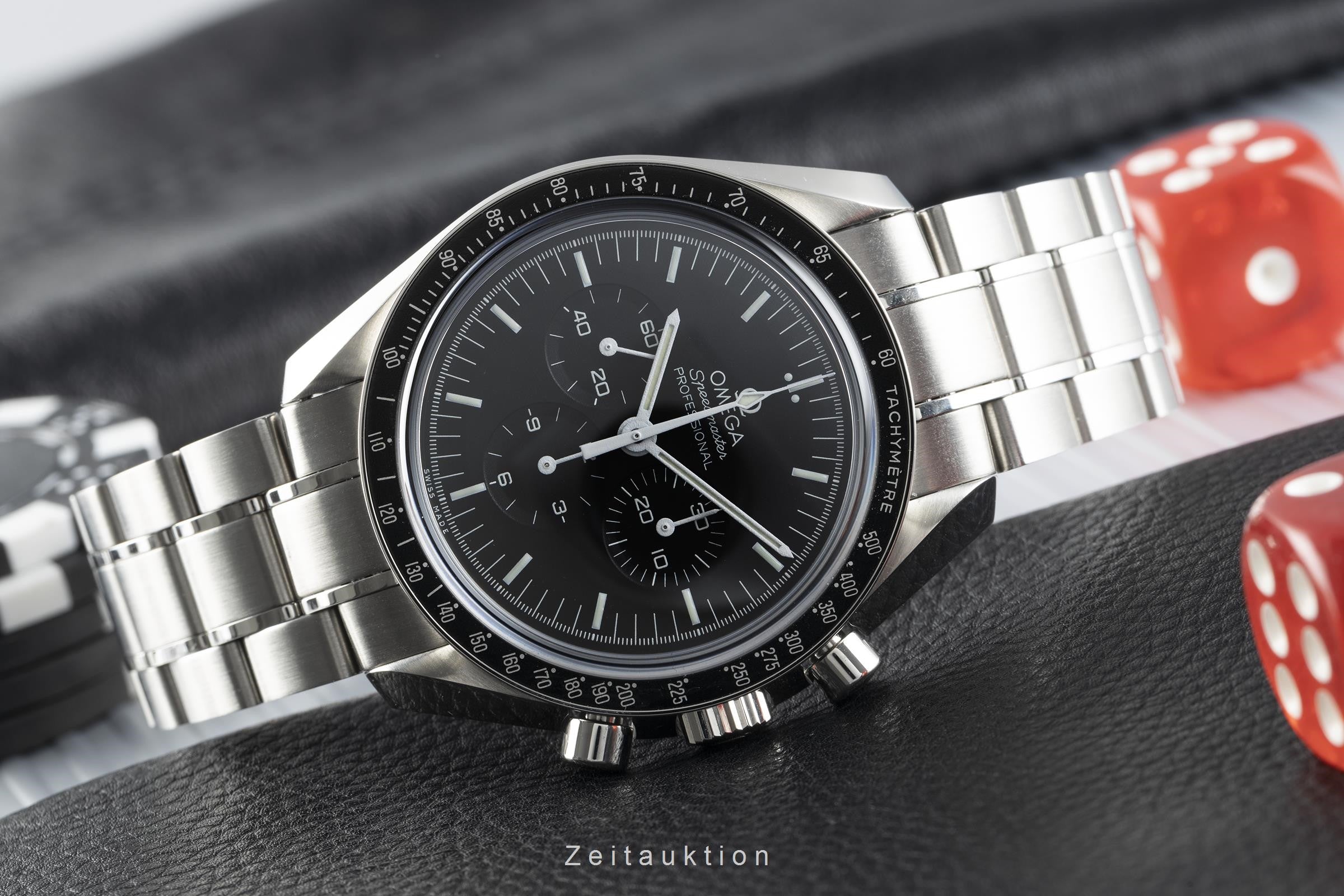 Omega Speedmaster Moonwatch Chronograph Handaufzug Ref. 311.30.42.30.01.006 B&P [2111480]