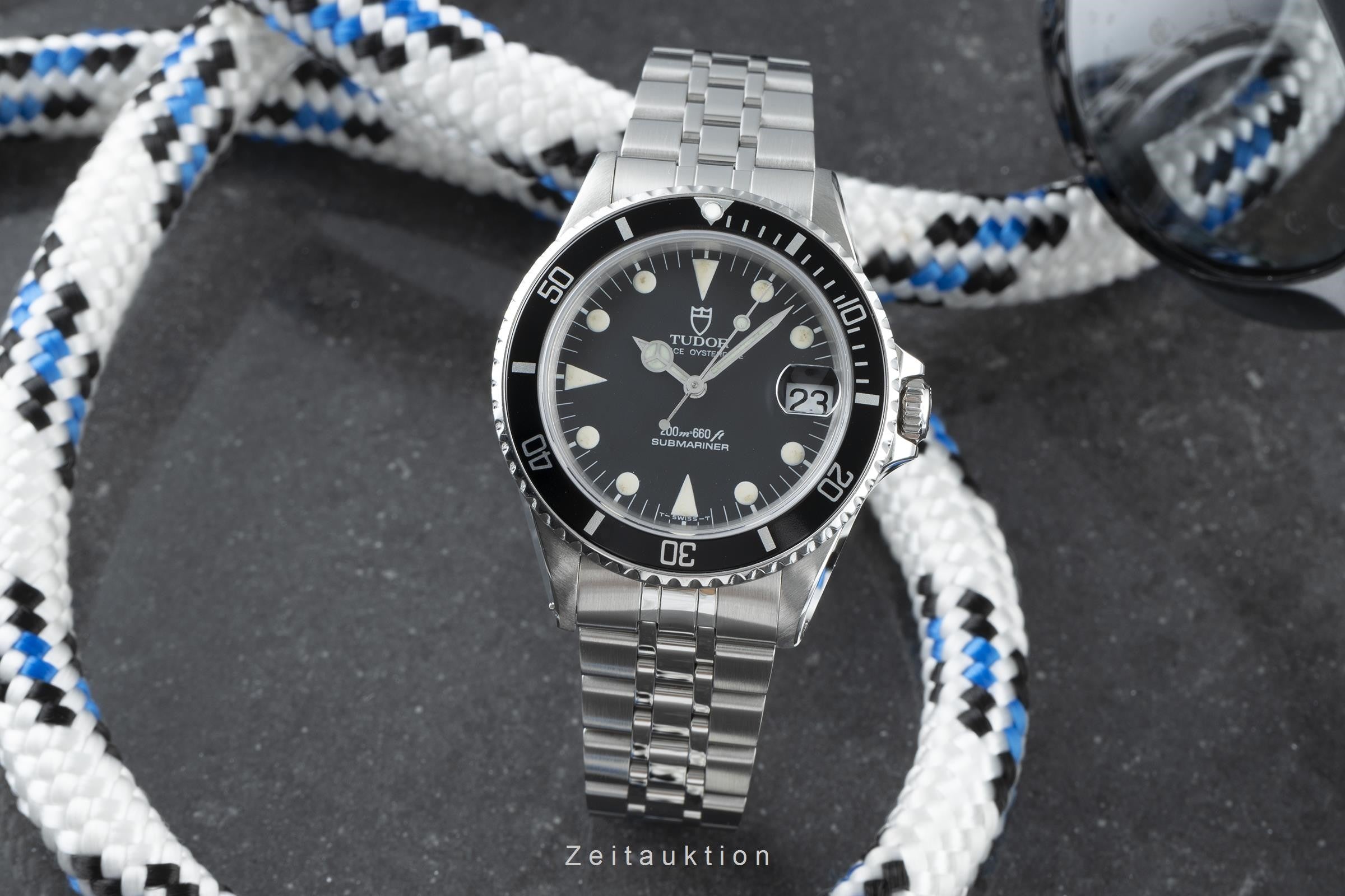 Tudor Submariner Prince Oysterdate Rolex Case Automatik Stahl Herrenuhr 75090 [2111481]