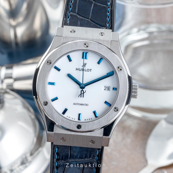 Hublot Classic Fusion titanio automático reloj para caballeros 542.NX.2210.LR LP: 7600EUR  [2200041]