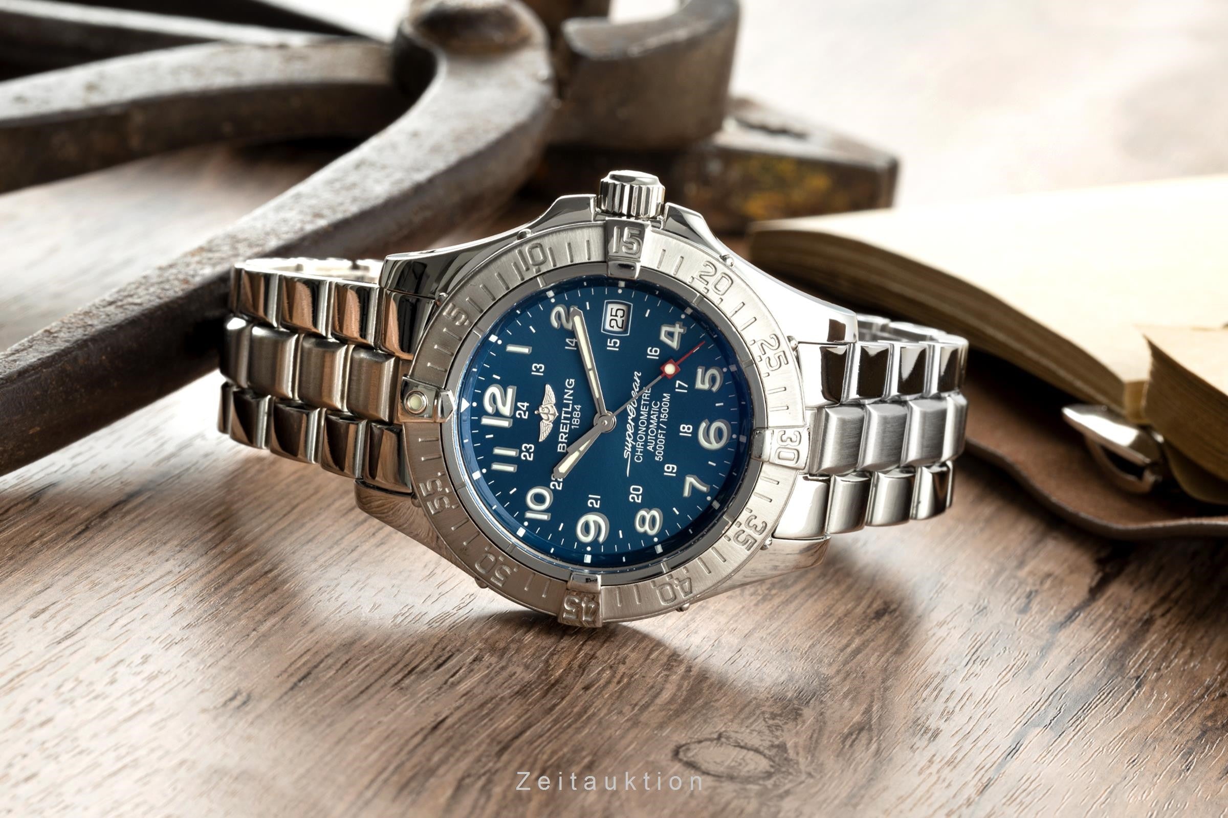 Breitling Superocean acero automático reloj para caballeros A17360 LP: 3950EUR  [2200049]