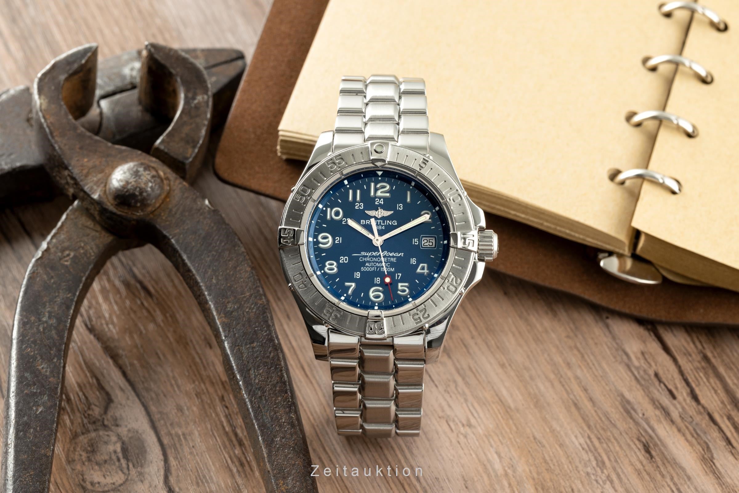 Breitling Superocean acero automático reloj para caballeros A17360 LP: 3950EUR  [2200049]