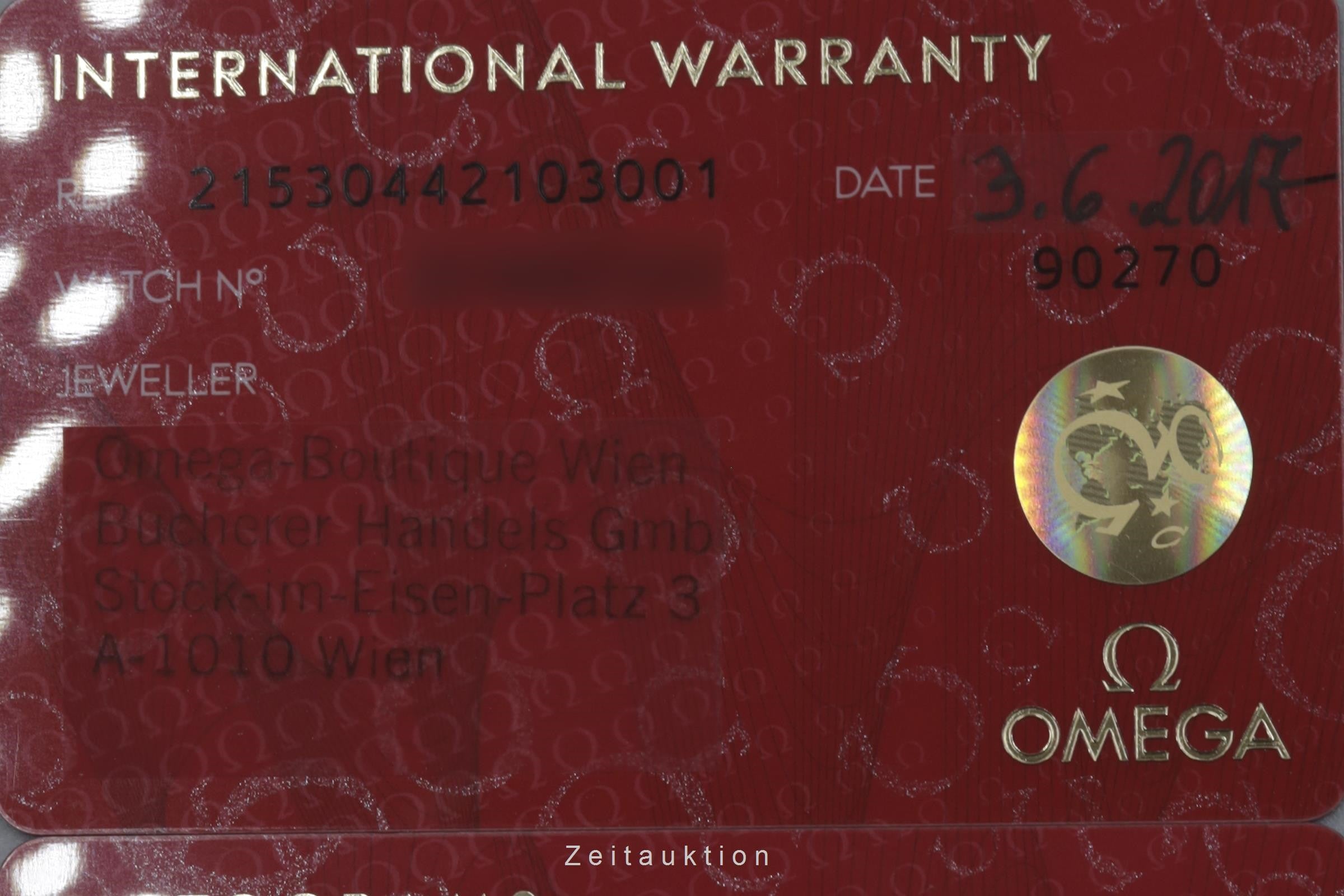 Omega Seamaster steel automatic men's watch 215.30.44.21.03.001 LP: 6700EUR  [2200189]