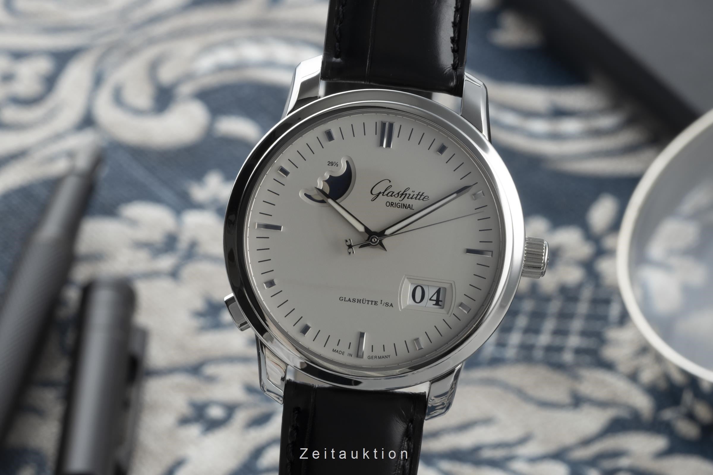 Glashütte Senator steel automatic men's watch 100-04-13-02-04 LP: 10700EUR  [2200259]