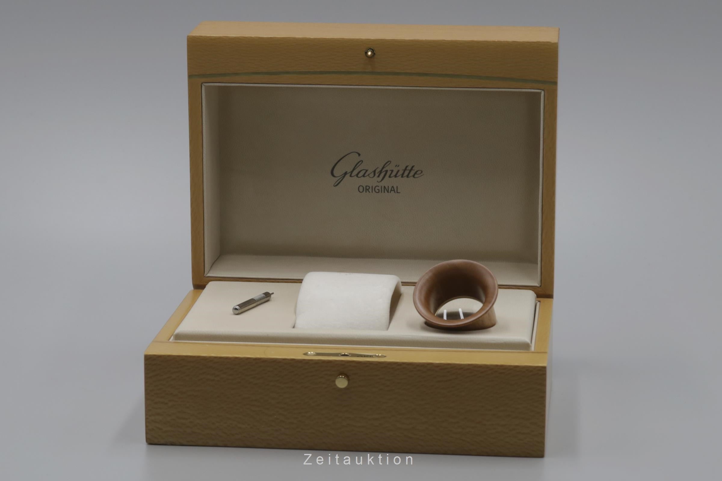 Glashütte Senator acciaio automatismo orologio da uomo 100-04-13-02-04 LP: 10700EUR  [2200259]