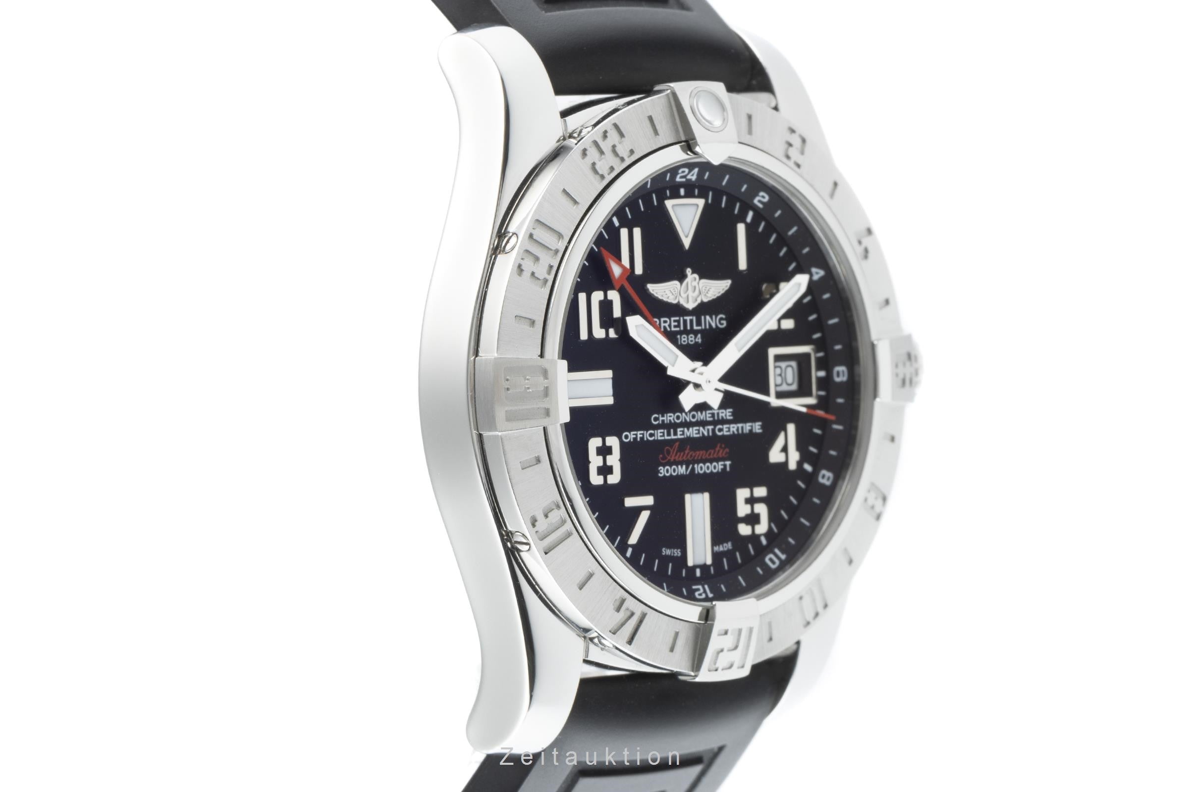 Breitling Avenger II GMT acier automatique montre pour hommes A32390 LP: 3950EUR  [2200290]
