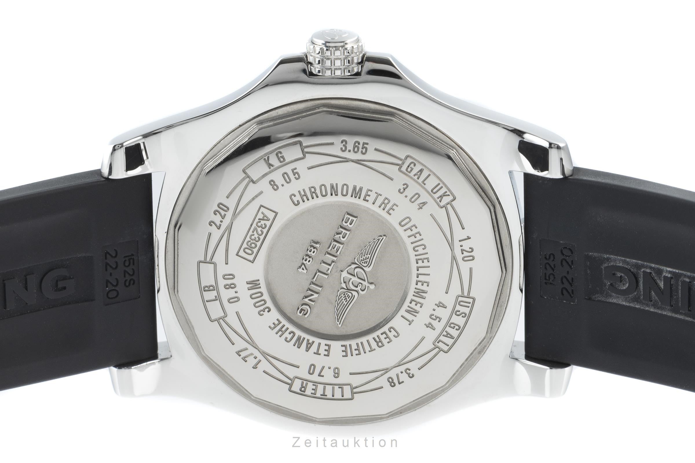 Breitling Avenger II GMT acier automatique montre pour hommes A32390 LP: 3950EUR  [2200290]