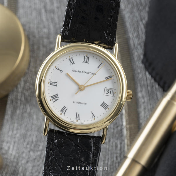 Girard Perregaux oro 18 ct automatismo orologio da uomo 47990-51-74C  [2200308]