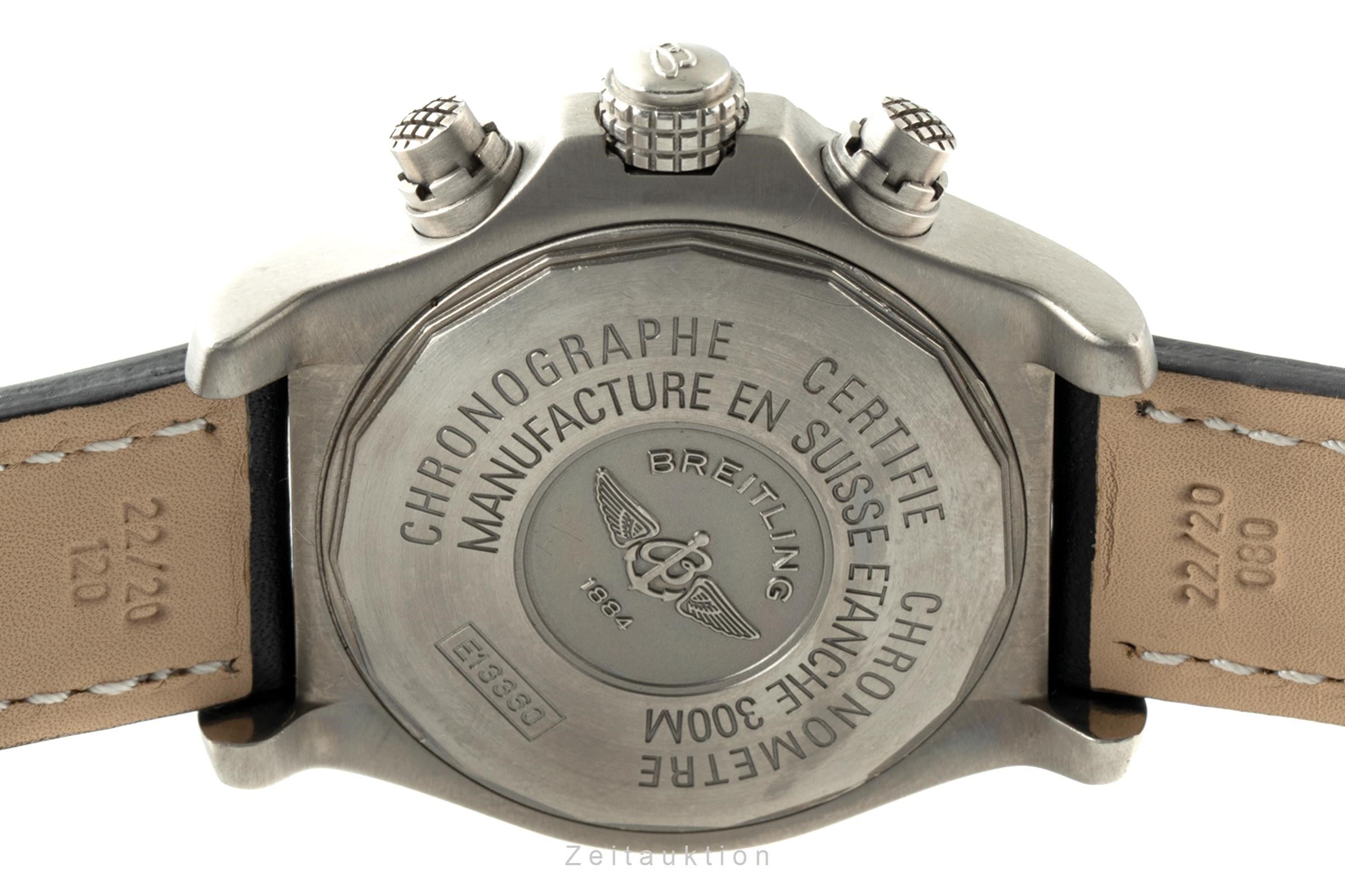 Breitling Avenger chronograph titanium automatic men's watch E13360 LP: 5100EUR  [2200311]