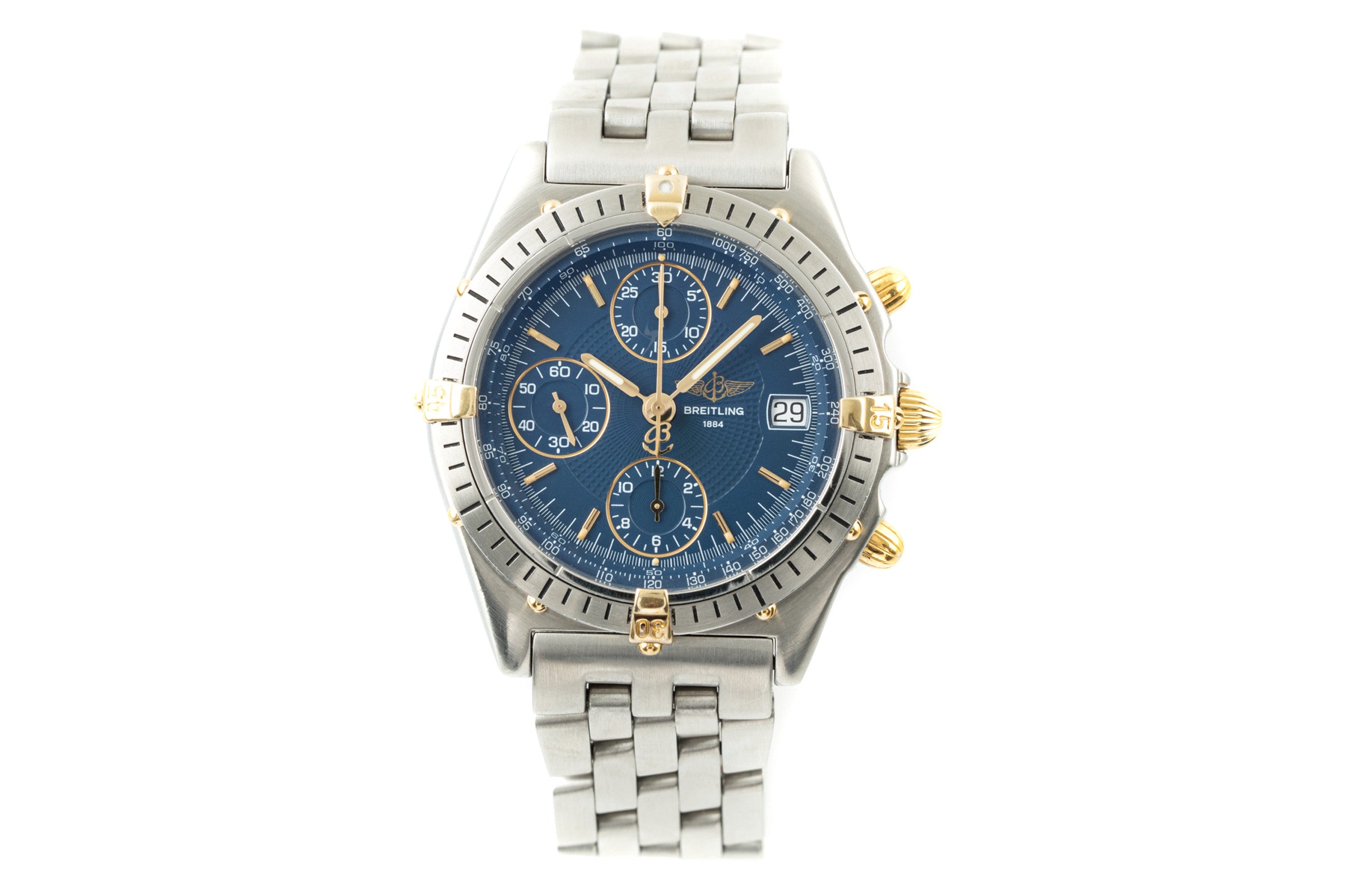 Breitling Chronomat Stahl Gold Chronograph Automatik Herrenuhr B13048 VP: 8950 € [2200458]