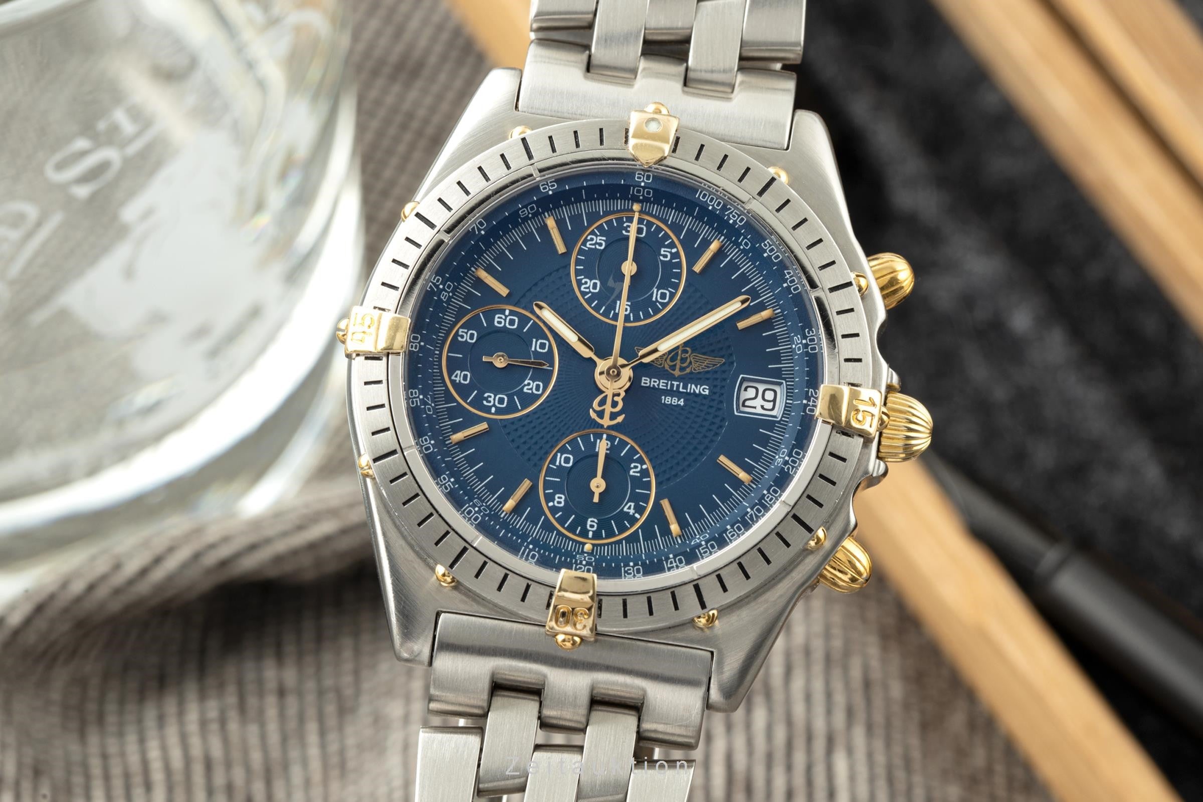 Breitling Chronomat chronograph steel / gold automatic Kal. B13