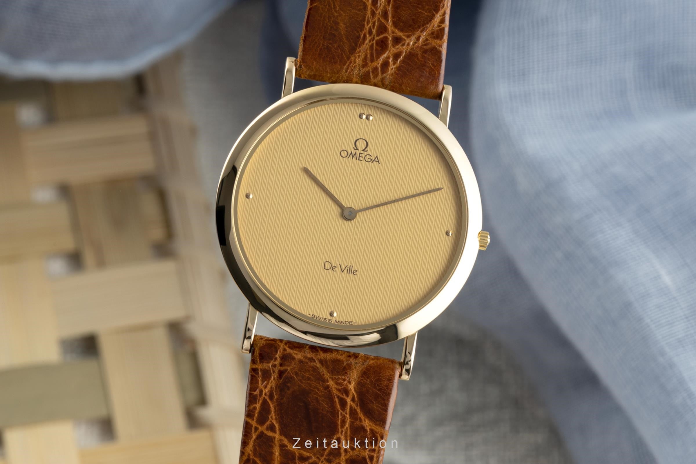 Omega De Ville gold-plated quartz unisex 191.0222  [2200461]