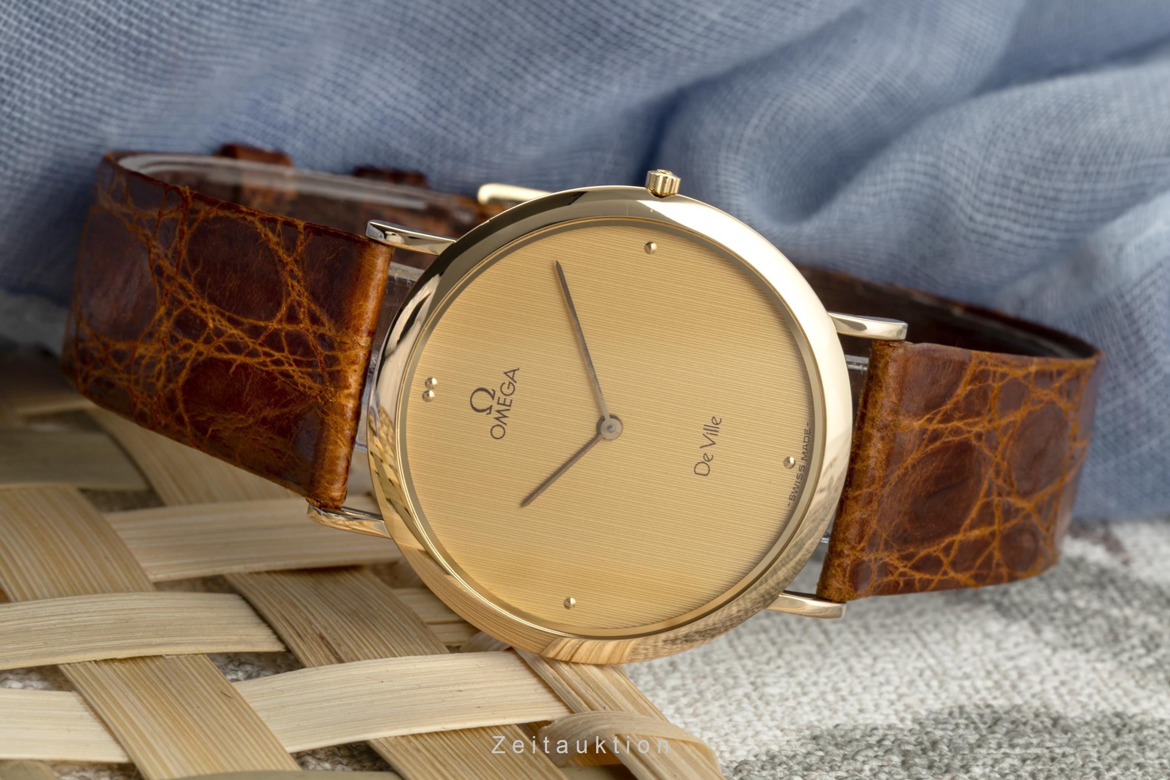 Omega De Ville gold-plated quartz unisex 191.0222  [2200461]