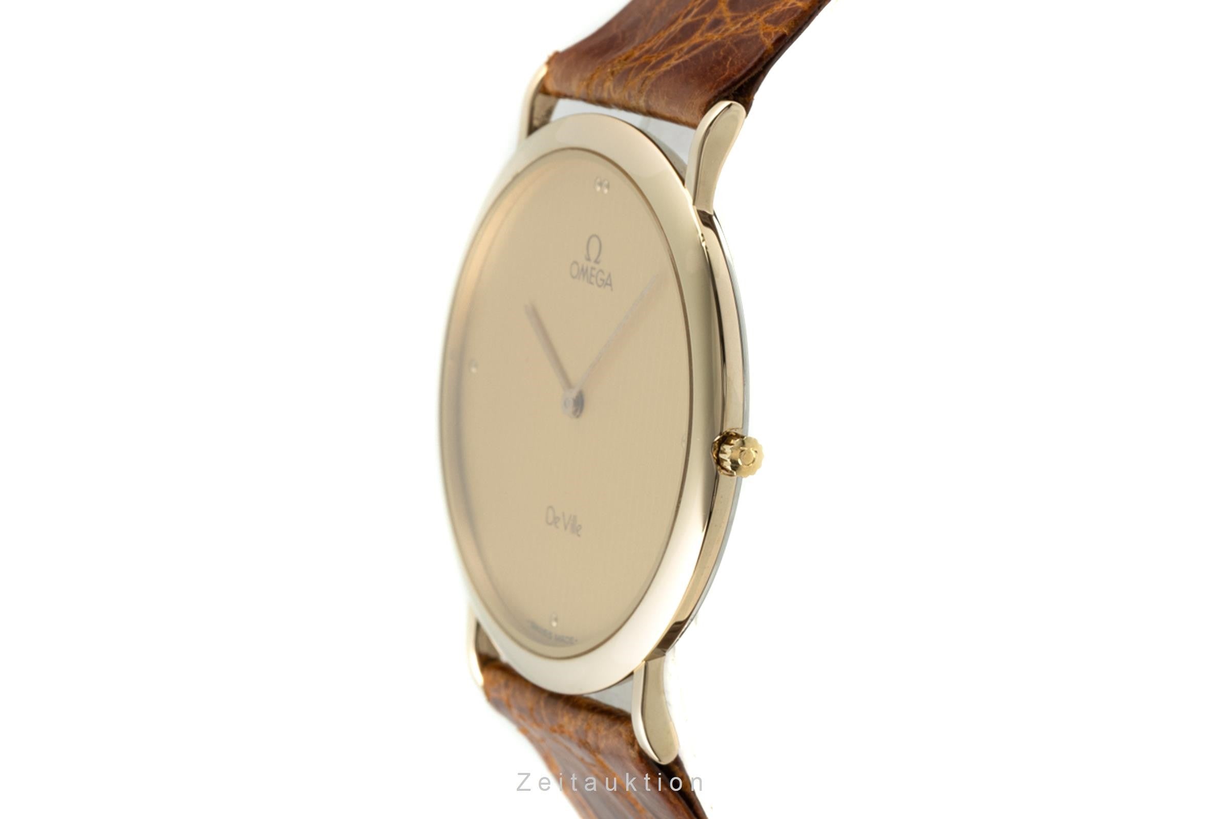 Omega De Ville gold-plated quartz unisex 191.0222  [2200461]