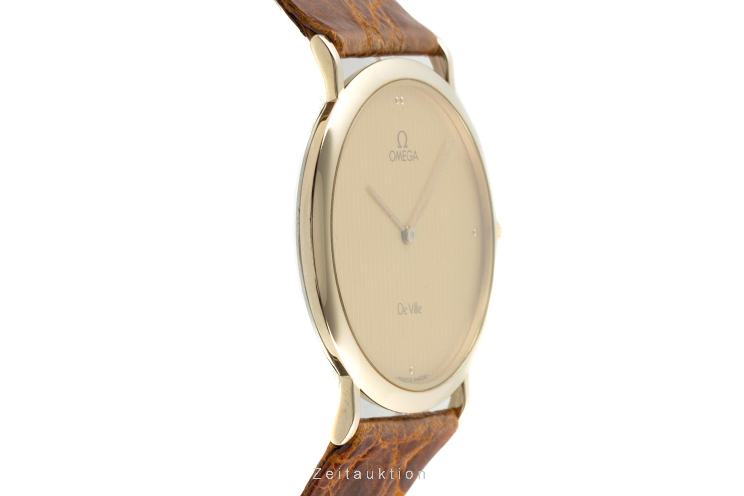 Omega De Ville gold-plated quartz unisex 191.0222  [2200461]
