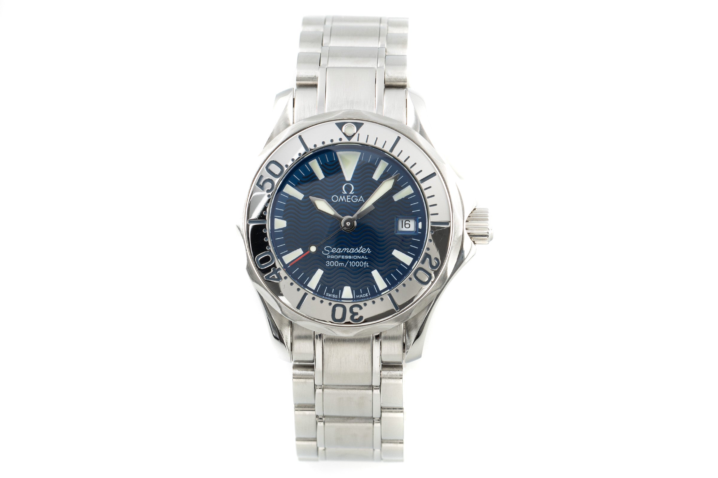 Omega Seamaster acero cuarzo reloj para damas  2285.80.00, 596.1640 LP: 4500EUR  [2200466]
