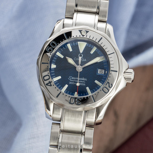 Omega Seamaster acero cuarzo reloj para damas  2285.80.00, 596.1640 LP: 4500EUR  [2200466]