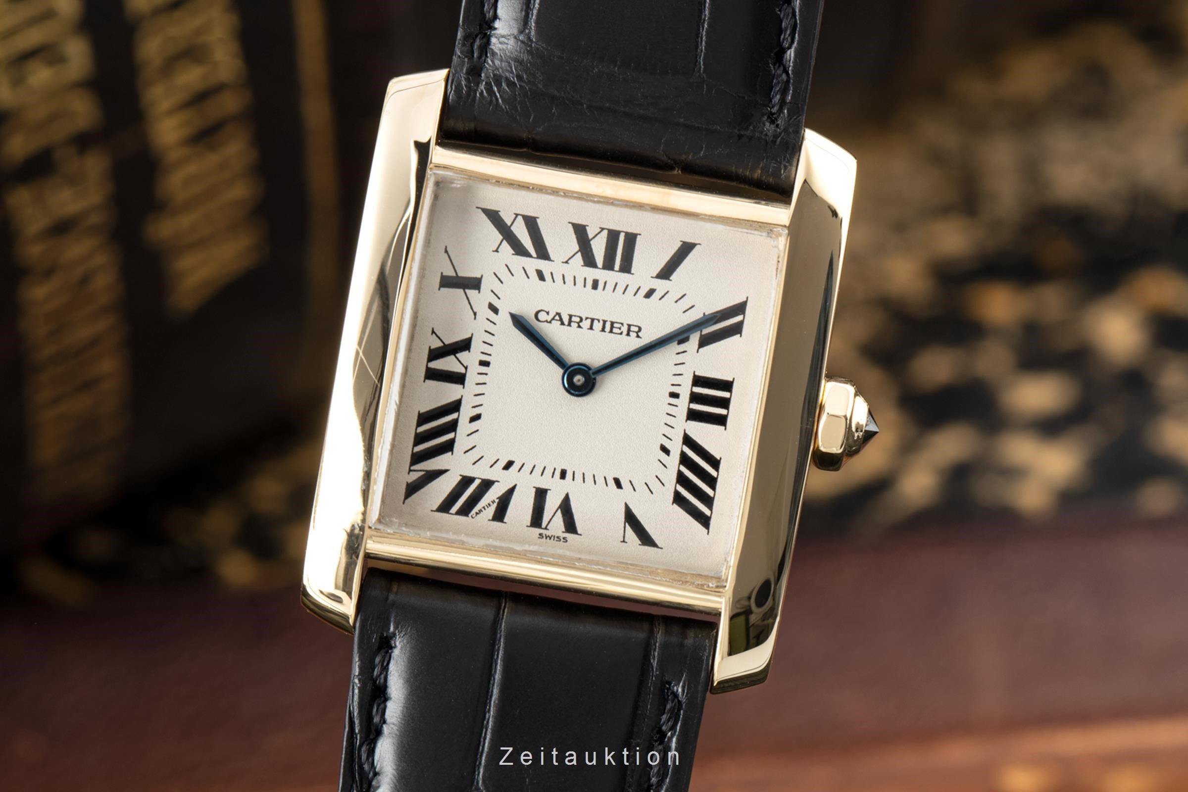 洋楽 DAIKITSUNETATHEFIRSTSUITE FOR CARTIER Cartier Tank Francaise 18 ct gold quartz Kal. 157.06 Ref. 1821