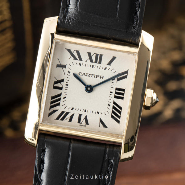 Cartier Tank Francaise oro de 18 quilates cuarzo reloj para damas  1821 LP: 9250EUR  [2200548]