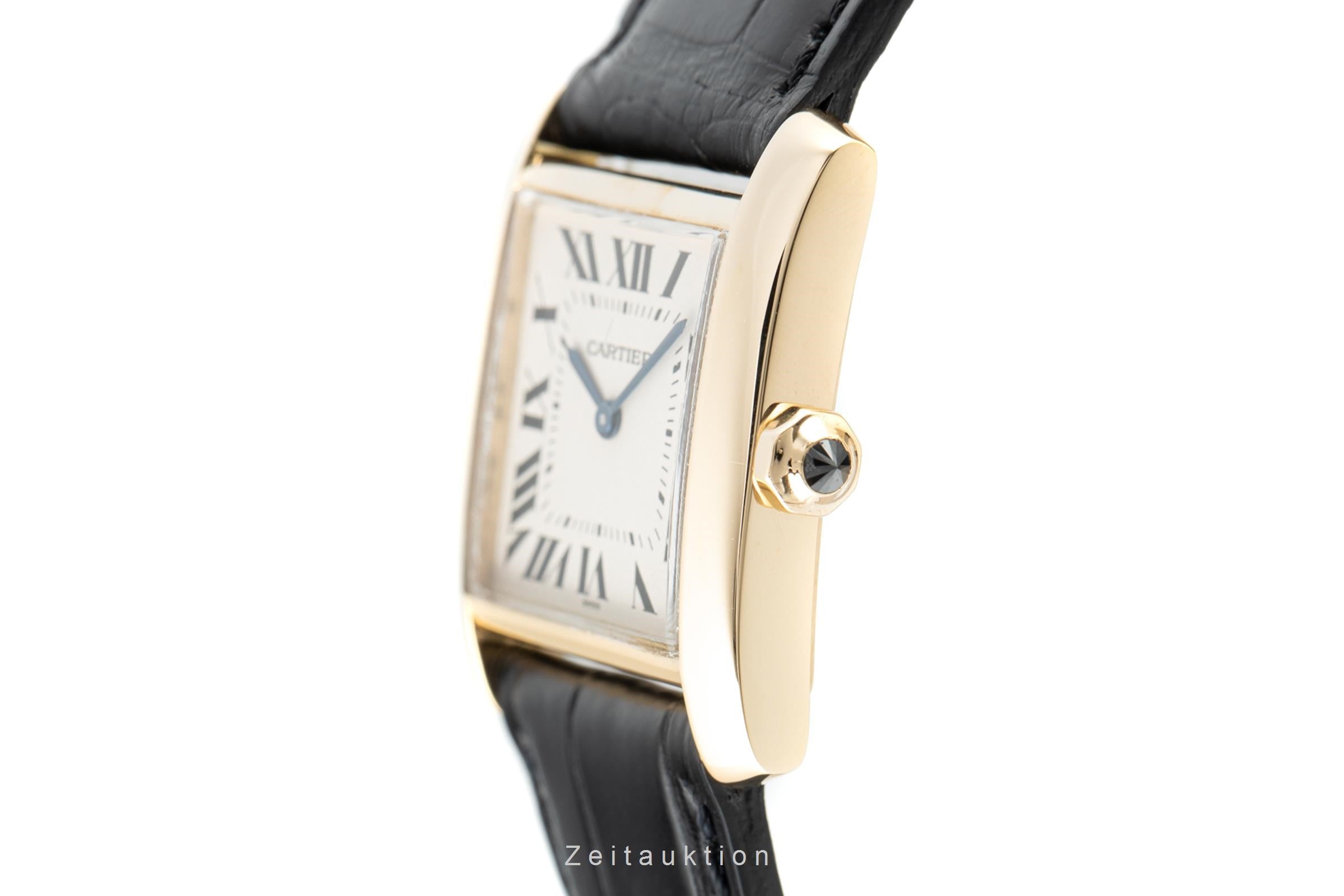 Cartier Tank Francaise oro de 18 quilates cuarzo reloj para damas  1821 LP: 9250EUR  [2200548]